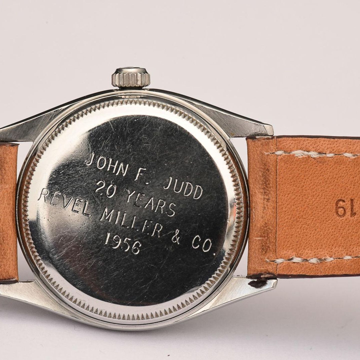 Rolex Oyster Perpetual 6565 (1955) - White dial 34 mm Steel case (14/16)