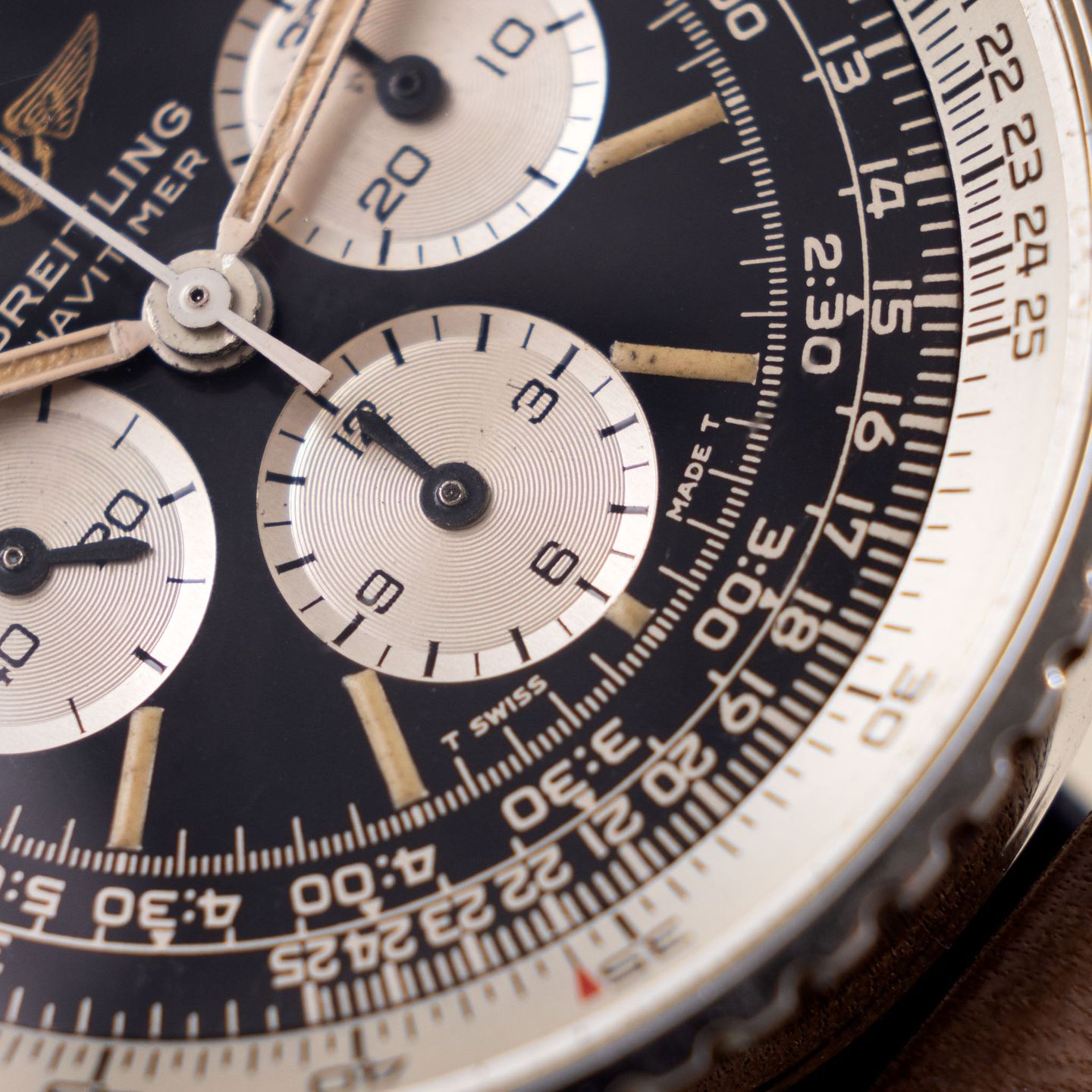 Breitling Navitimer Cosmonaute 81600 (Unknown (random serial)) - Black dial 41 mm Steel case (2/7)