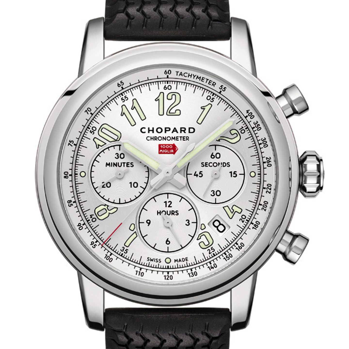 Chopard Mille Miglia 168589-3001 (2024) - Zilver wijzerplaat 42mm Staal (2/2)