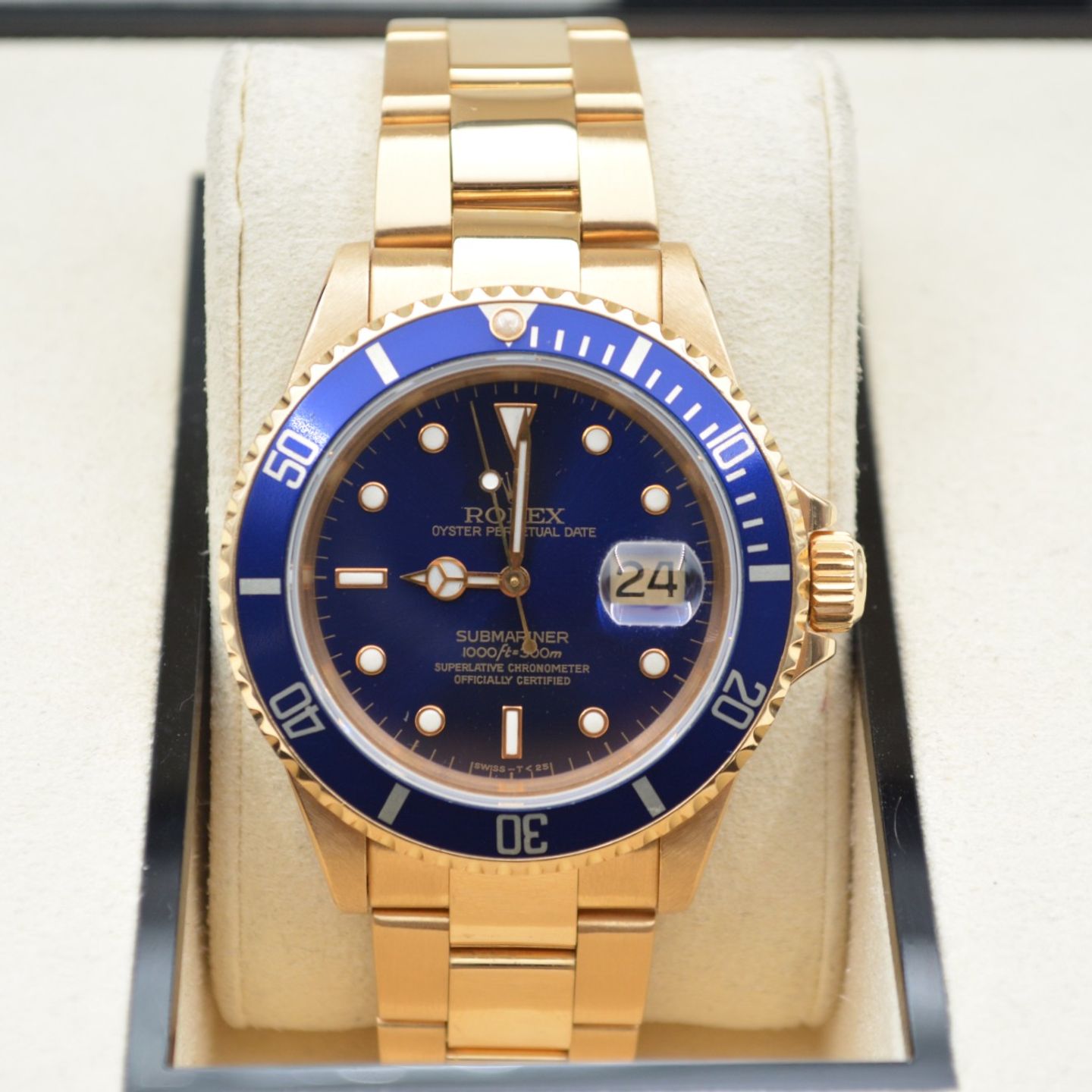 Rolex Submariner Date 16618 BLUE TRITIUM - (3/8)