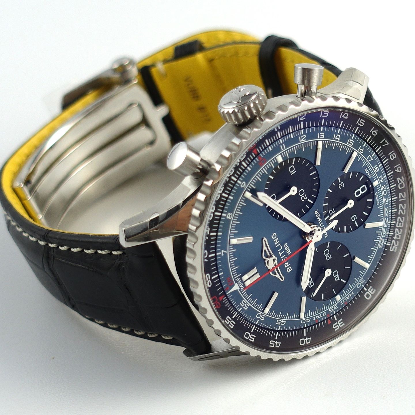 Breitling Navitimer AB0139241C1P1 (2024) - Blauw wijzerplaat 41mm Staal (3/8)