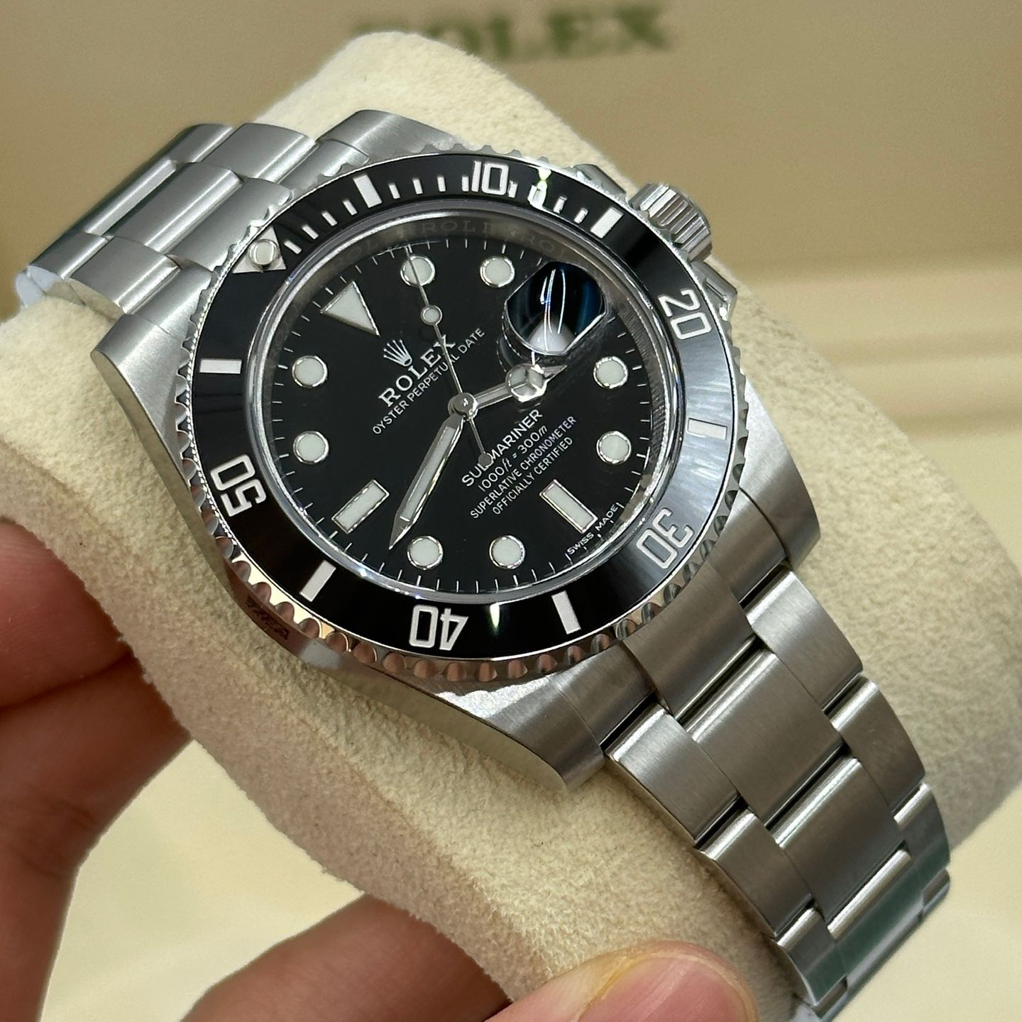 Rolex Submariner Date 116610LN (2020) - Zwart wijzerplaat 40mm Staal (6/8)