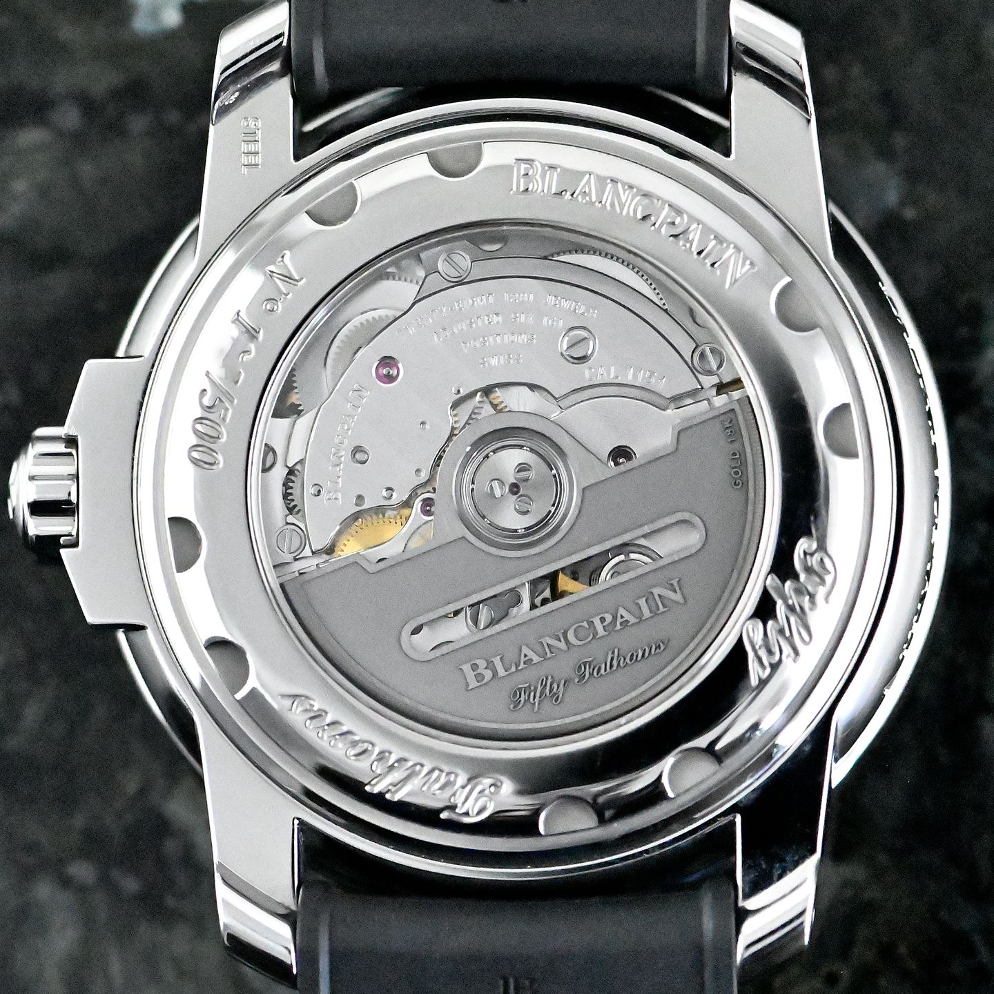 Blancpain Fifty Fathoms 5008D-1130-B64A (2021) - Black dial 40 mm Steel case (4/8)