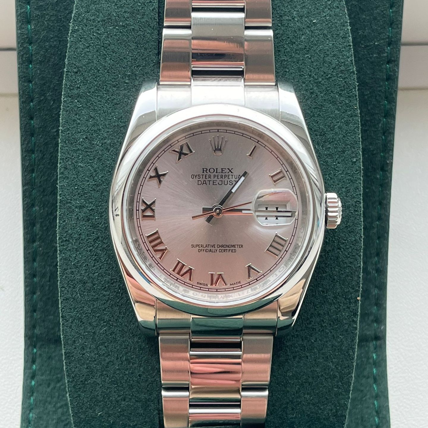 Rolex Datejust 36 116200 (2012) - Zilver wijzerplaat 36mm Staal (3/6)
