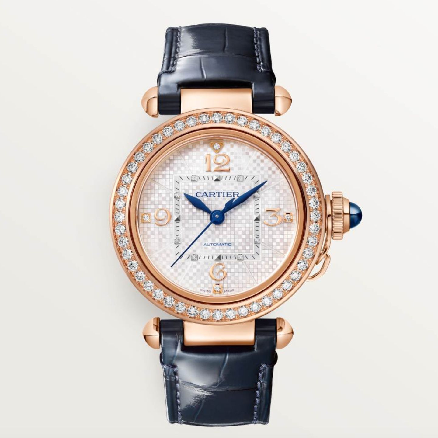 Cartier Pasha WJPA0027 (2023) - Wit wijzerplaat 41mm Roségoud (1/1)