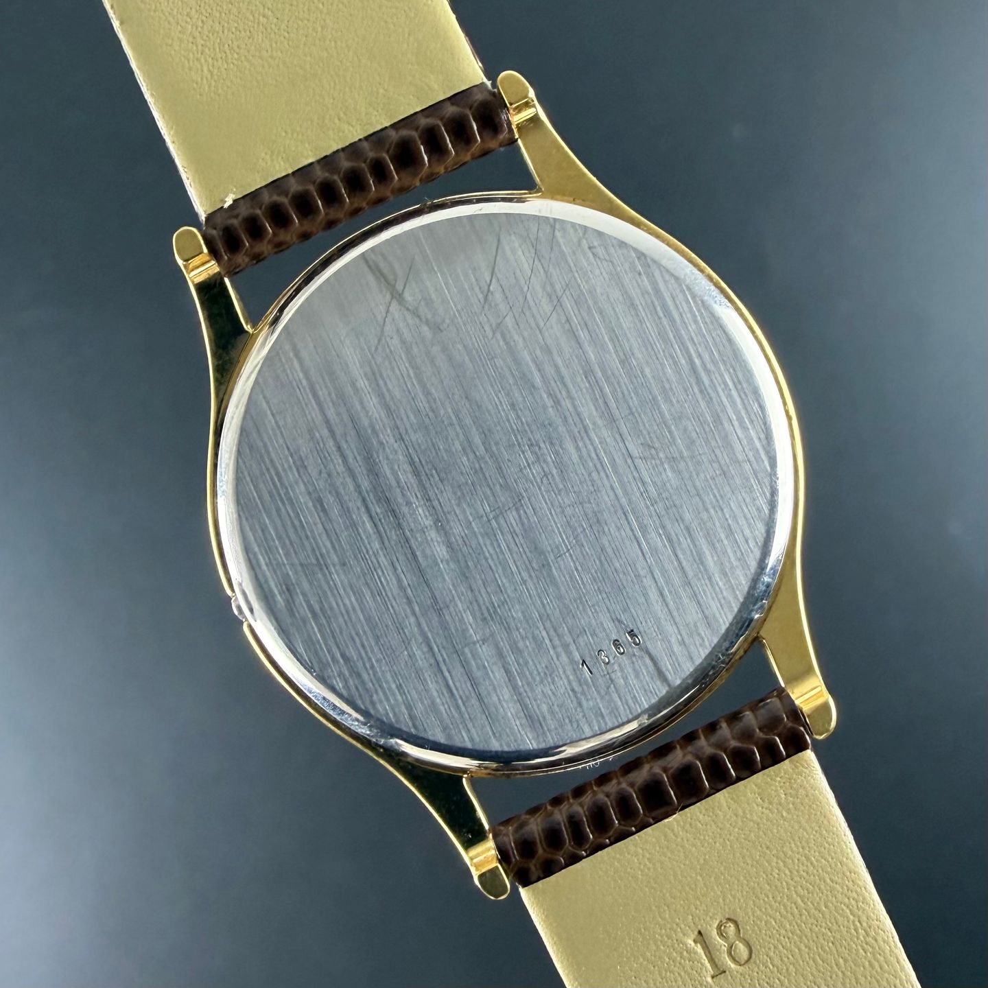 Omega De Ville 191.0077 (1979) - Gold dial 33 mm Gold/Steel case (3/8)