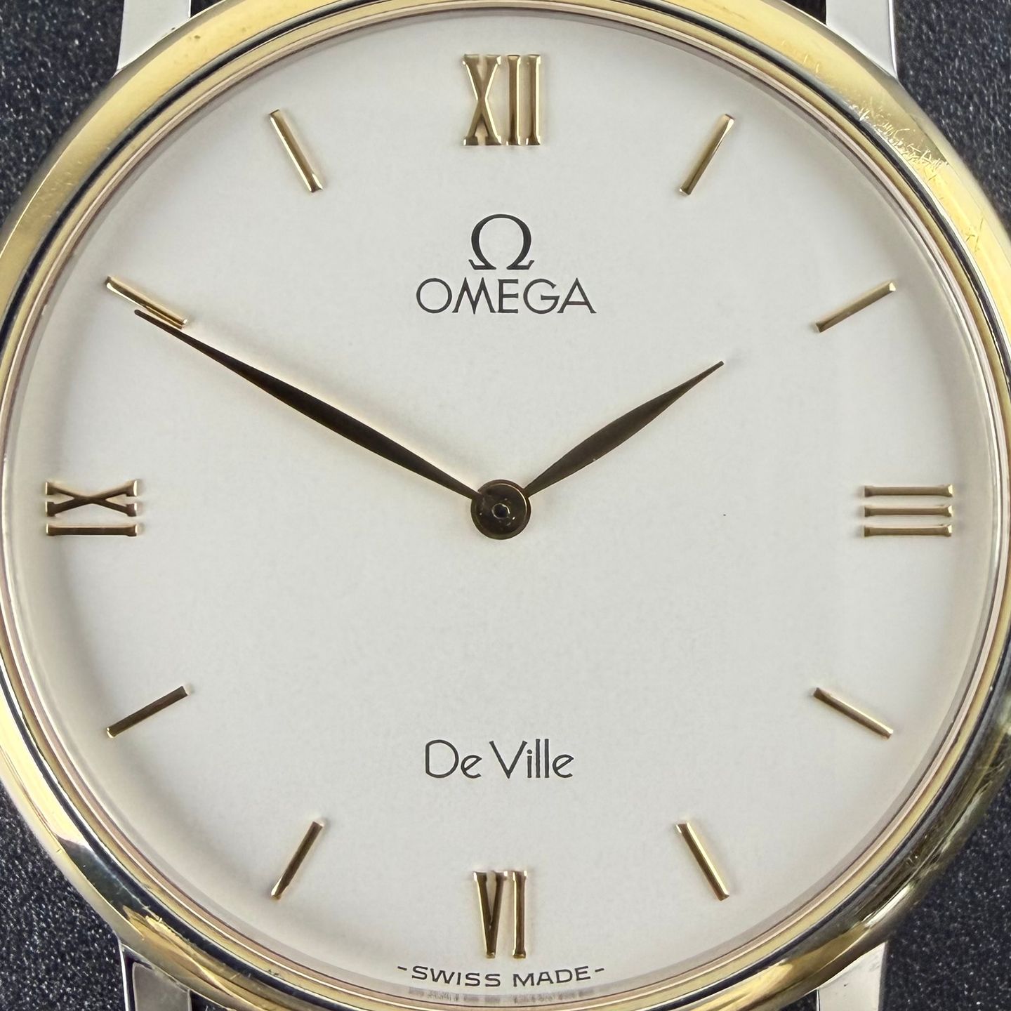 Omega De Ville 195.2378 (1993) - White dial 32 mm Gold/Steel case (8/8)
