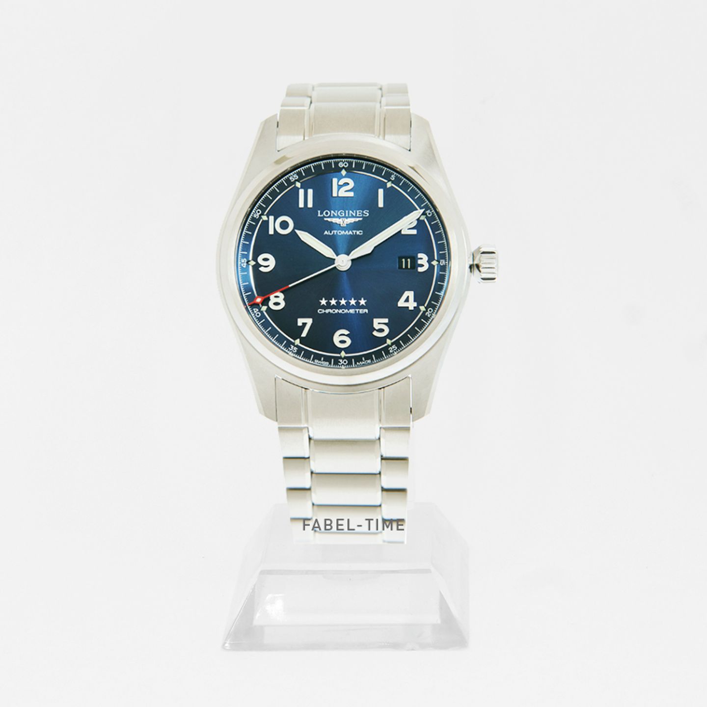 Longines Spirit L3.811.4.93.6 (2024) - Blauw wijzerplaat 42mm Staal (1/1)