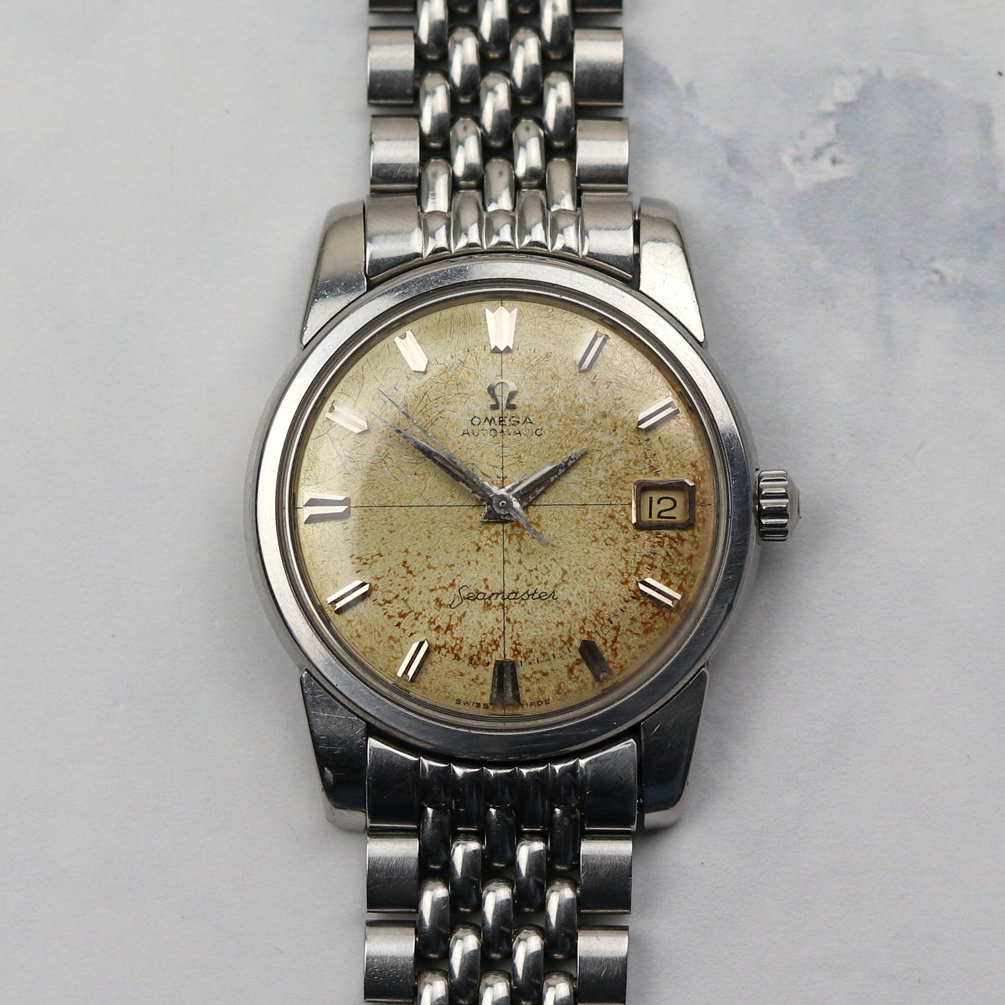 Omega Seamaster 14762 (1962) - Champagne dial 34 mm Steel case (1/5)