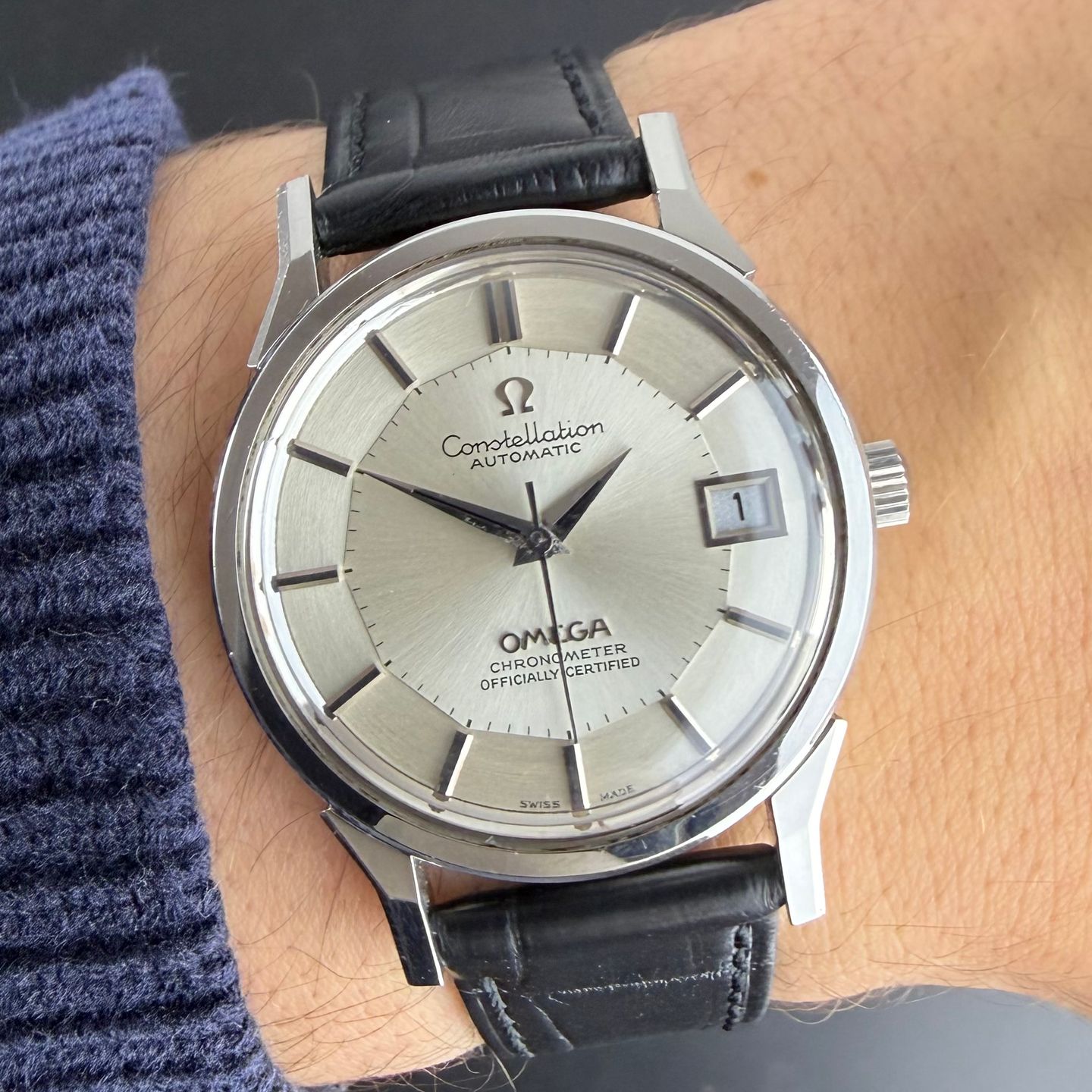 Omega Constellation 168.0065 (1973) - Wit wijzerplaat 34mm Staal (2/8)