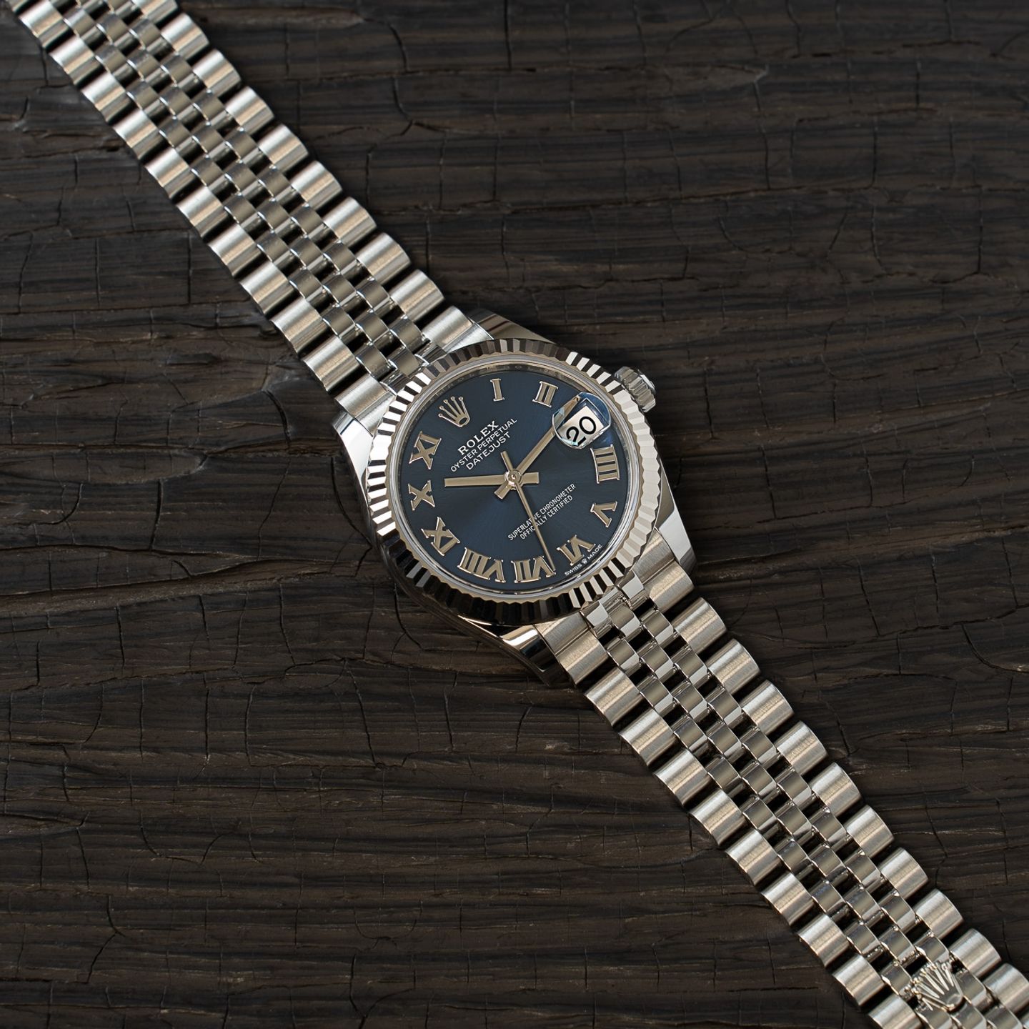 Rolex Datejust 31 278274 (2023) - Blue dial 31 mm Steel case (1/8)