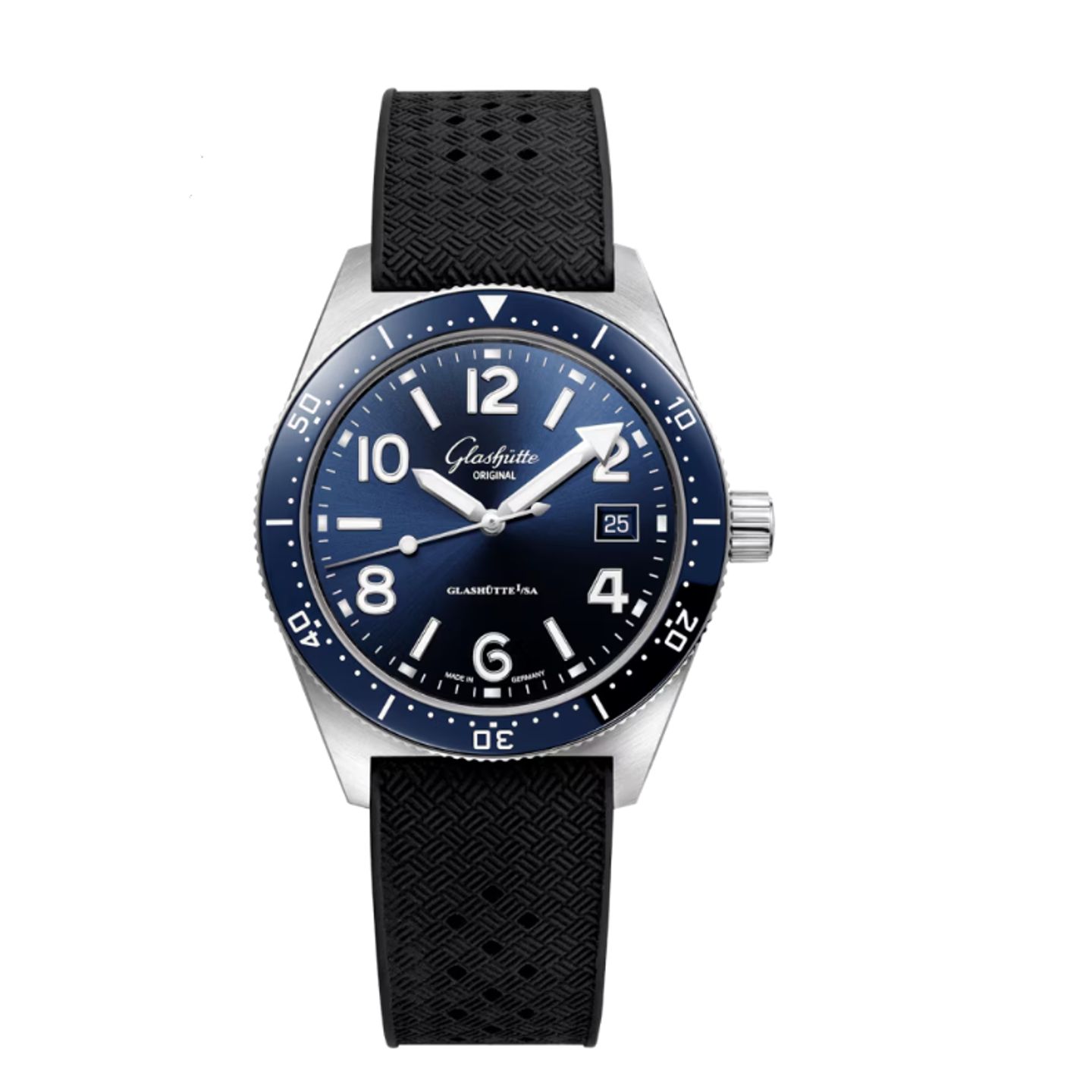 Glashütte Original SeaQ 1-39-11-09-81-33 (2023) - Blue dial 40 mm Steel case (1/1)