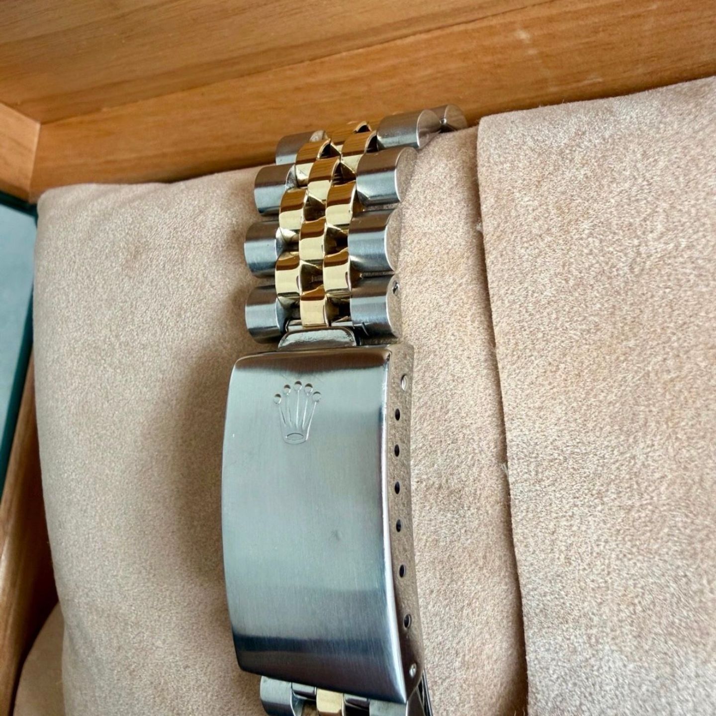 Rolex Datejust 36 16013 (1980) - Champagne dial 36 mm Gold/Steel case (6/8)