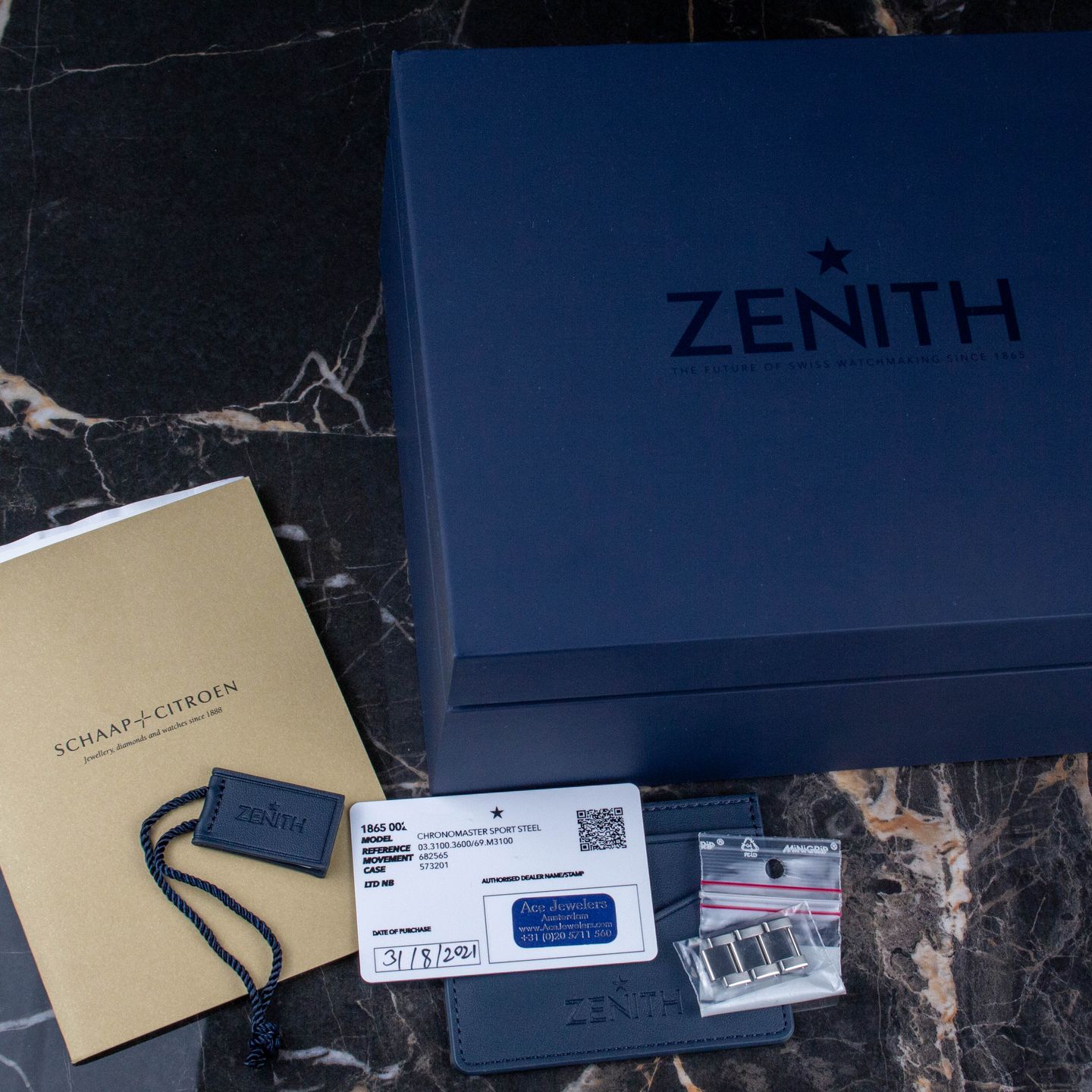 Zenith Chronomaster Sport 03.3100.3600/69.M3100 (2021) - White dial 41 mm Steel case (3/8)