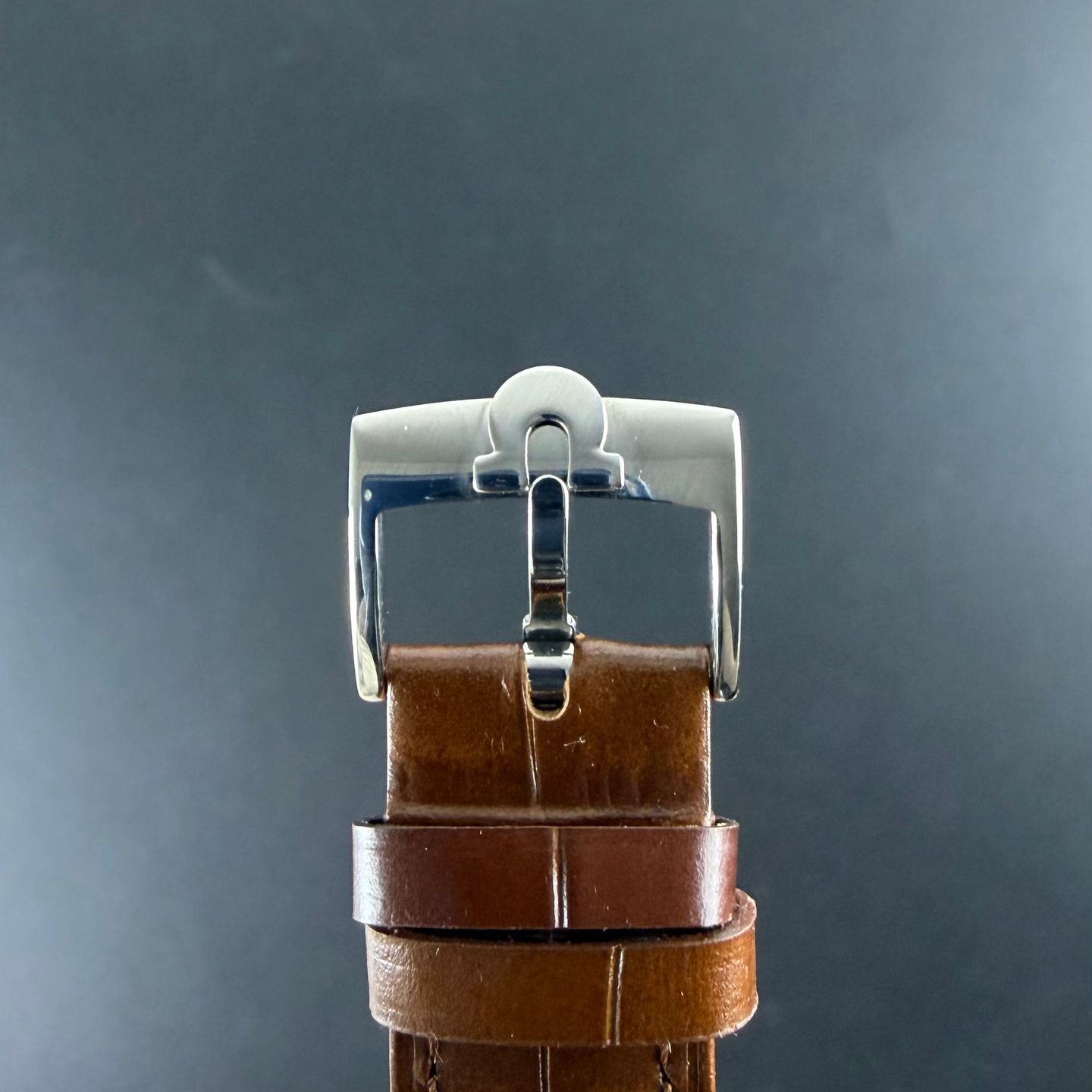 Omega Genève 166.038 (1969) - Black dial 35 mm Steel case (7/8)