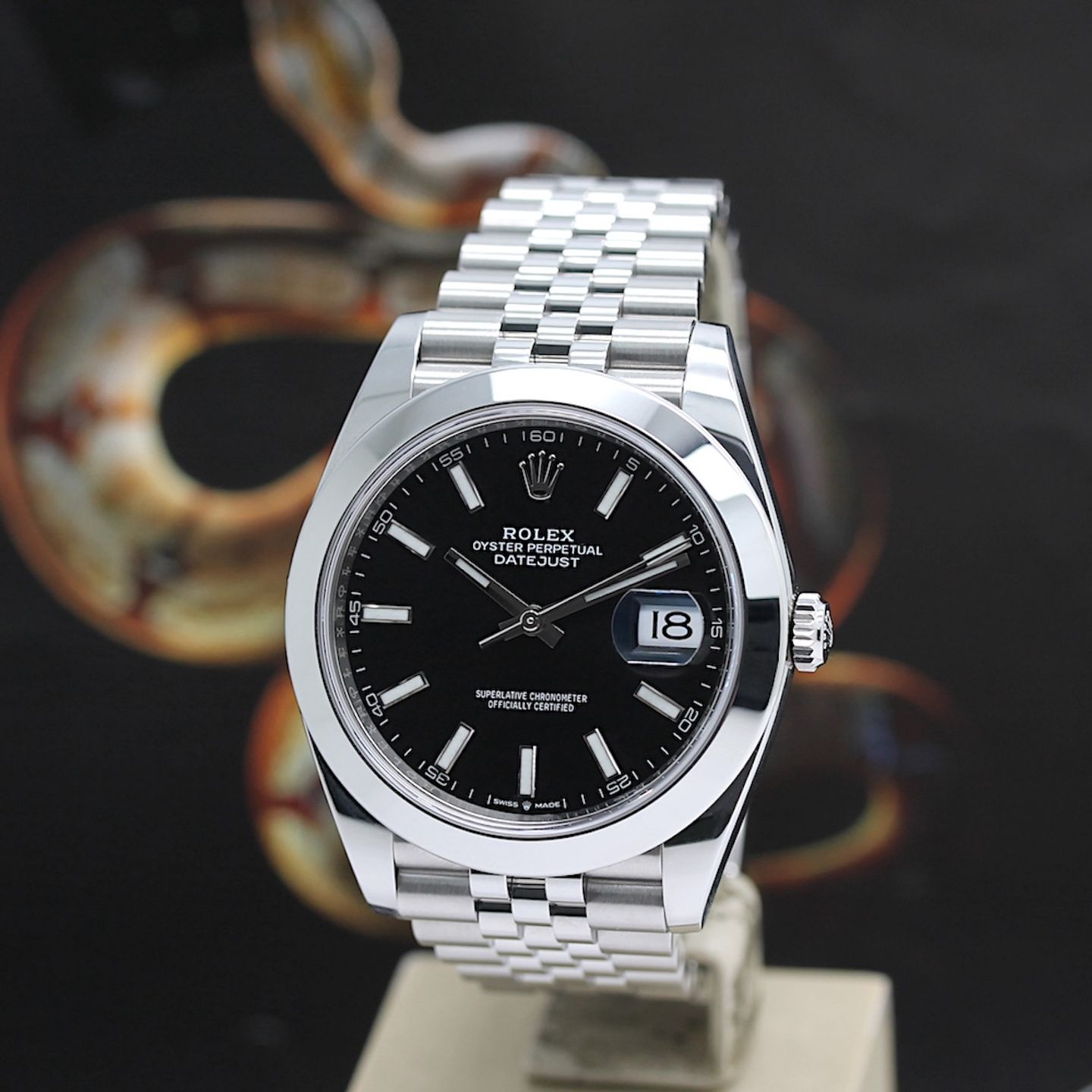Rolex Datejust 41 126300 (2024) - Black dial 41 mm Steel case (8/8)
