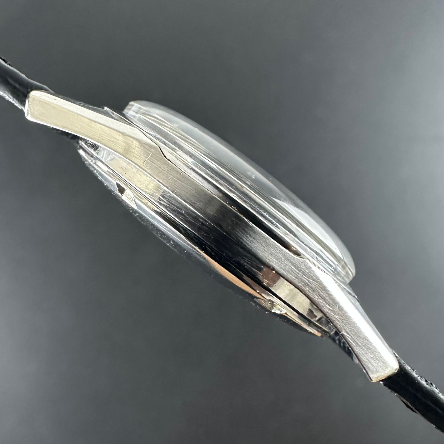 Omega Seamaster 166.002 (1961) - Zwart wijzerplaat 33mm Staal (6/8)