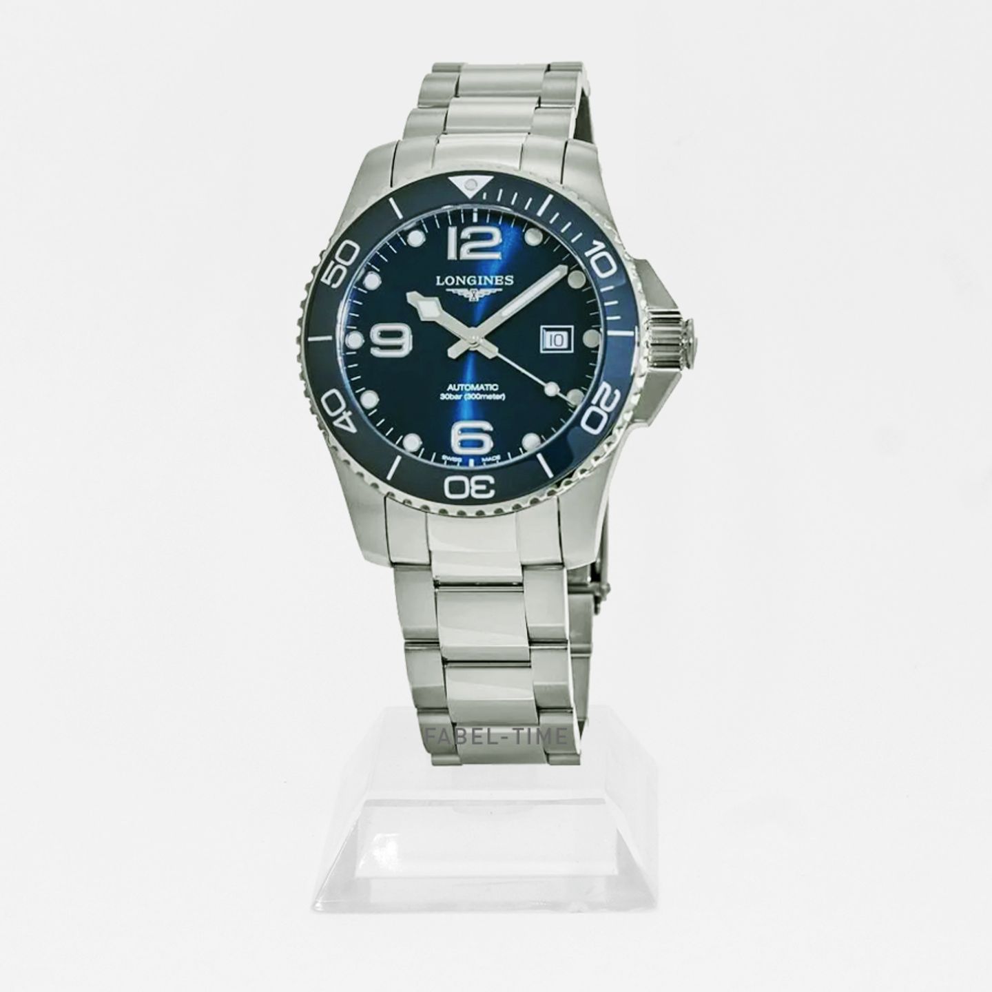 Longines HydroConquest L3.782.4.96.6 (2024) - Blauw wijzerplaat 43mm Staal (1/1)