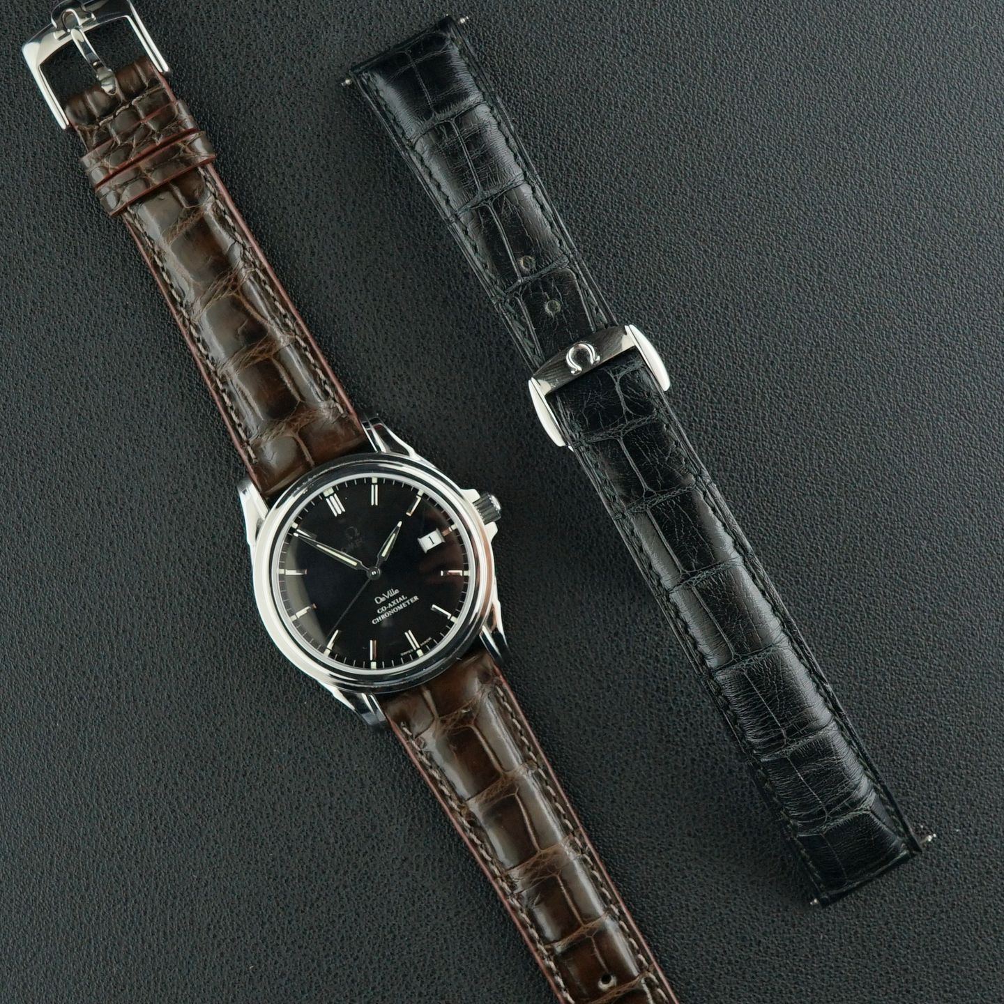 Omega De Ville 168.1700 (2006) - Black dial 37 mm Steel case (3/8)