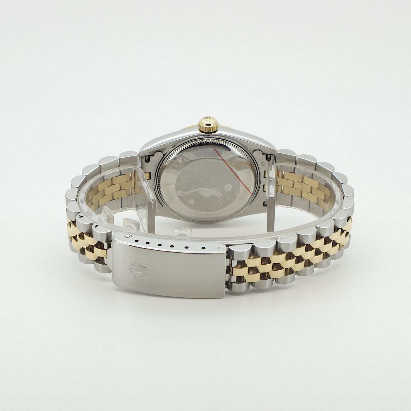 Rolex Datejust 31 68273 (1995) - Blue dial 31 mm Gold/Steel case (8/8)