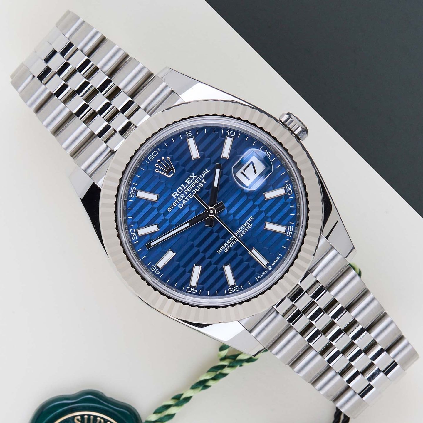 Rolex Datejust 41 126334 (2023) - Blauw wijzerplaat 41mm Staal (1/8)