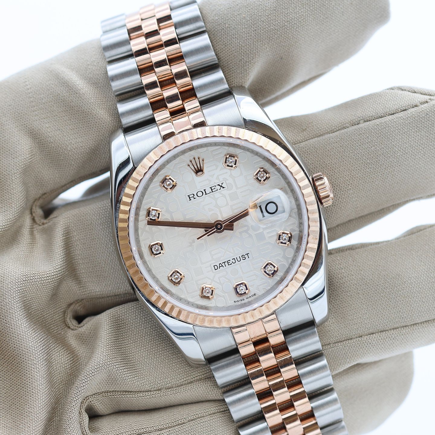 Rolex Datejust 36 116231 (Unknown (random serial)) - 36 mm Gold/Steel case (4/8)