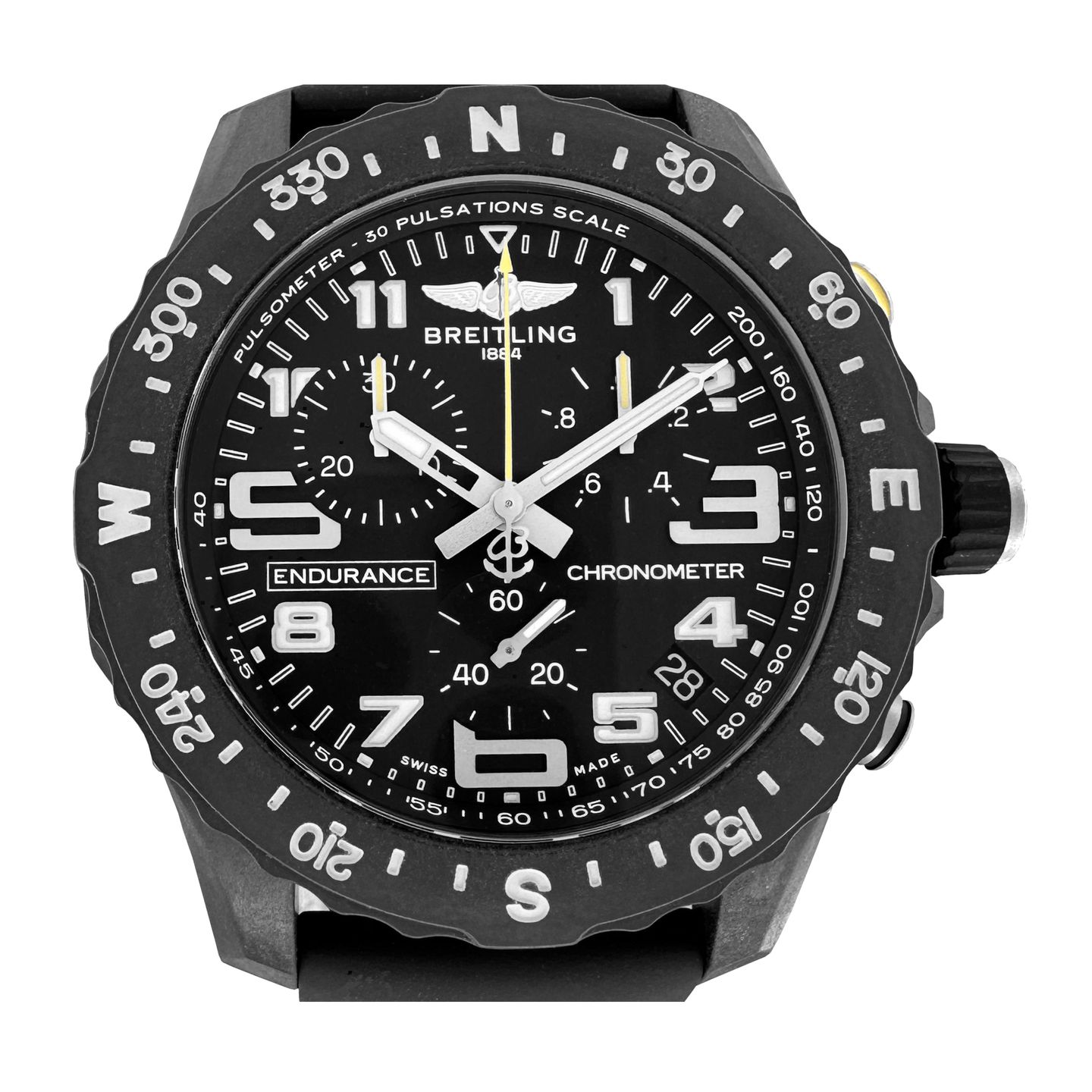 Breitling Endurance Pro X82310E51B1S1 (2024) - Zwart wijzerplaat 44mm Plastic (1/8)