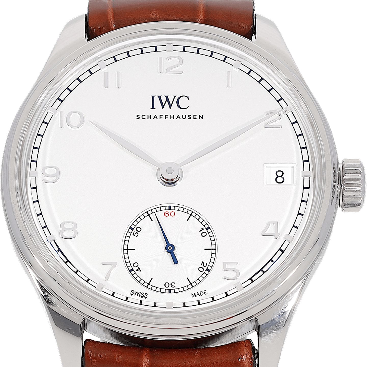 IWC Portuguese Hand-Wound IW510203 (2017) - White dial 43 mm Steel case (1/5)