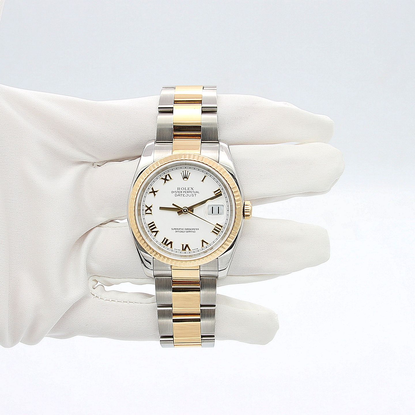 Rolex Datejust 36 116233 (Onbekend (willekeurig serienummer)) - 36mm Goud/Staal (2/8)