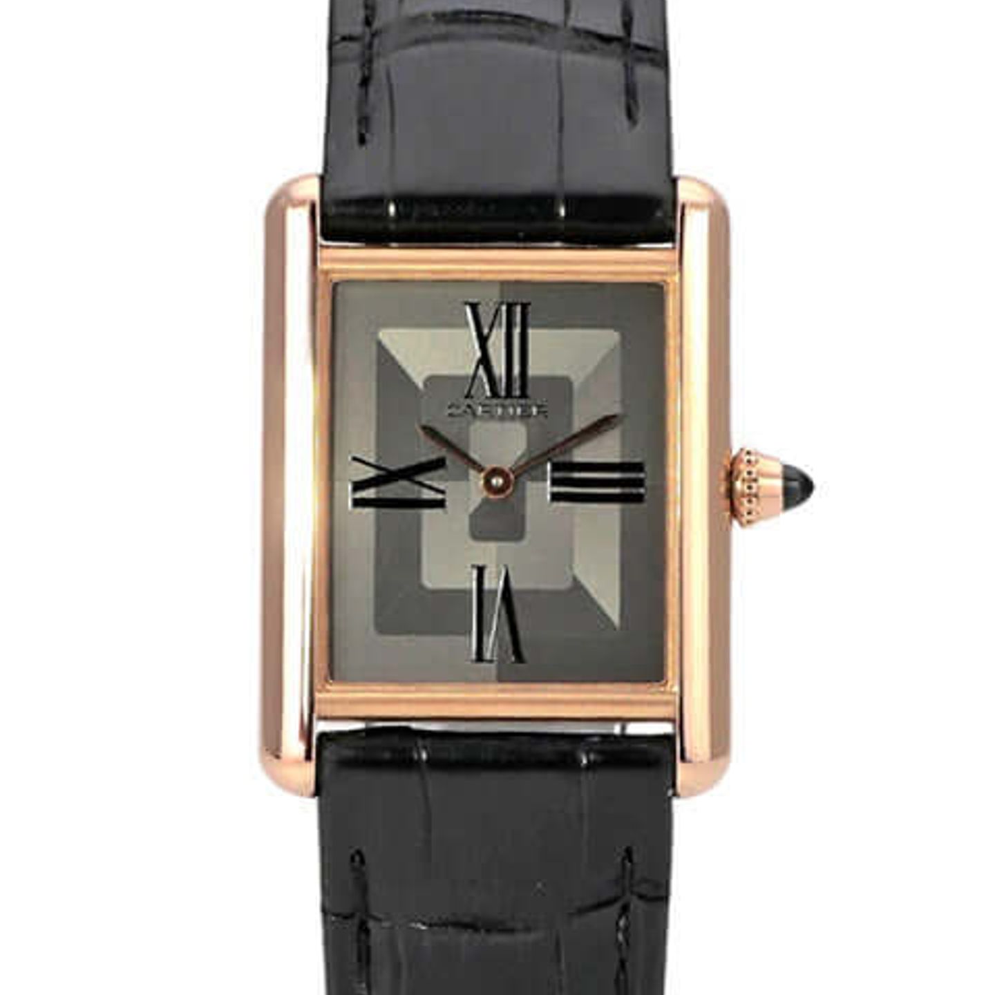 Cartier Tank Louis Cartier WGTA0092 (2025) - Grey dial 26 mm Rose Gold case (1/8)