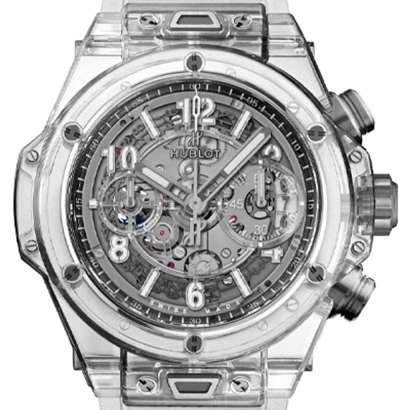 Hublot Big Bang Unico 441.JX.4802.RT (2024) - Transparent dial 42 mm Steel case (1/2)