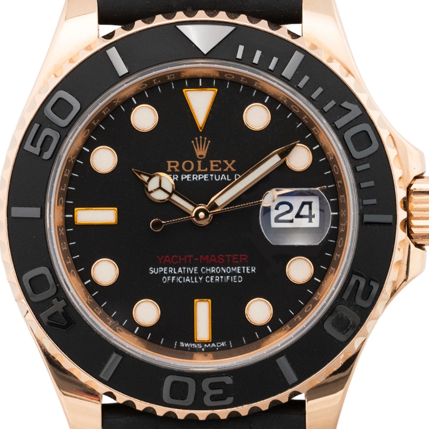 Rolex Yacht-Master 40 116655 (2016) - 40 mm Rose Gold case (2/4)