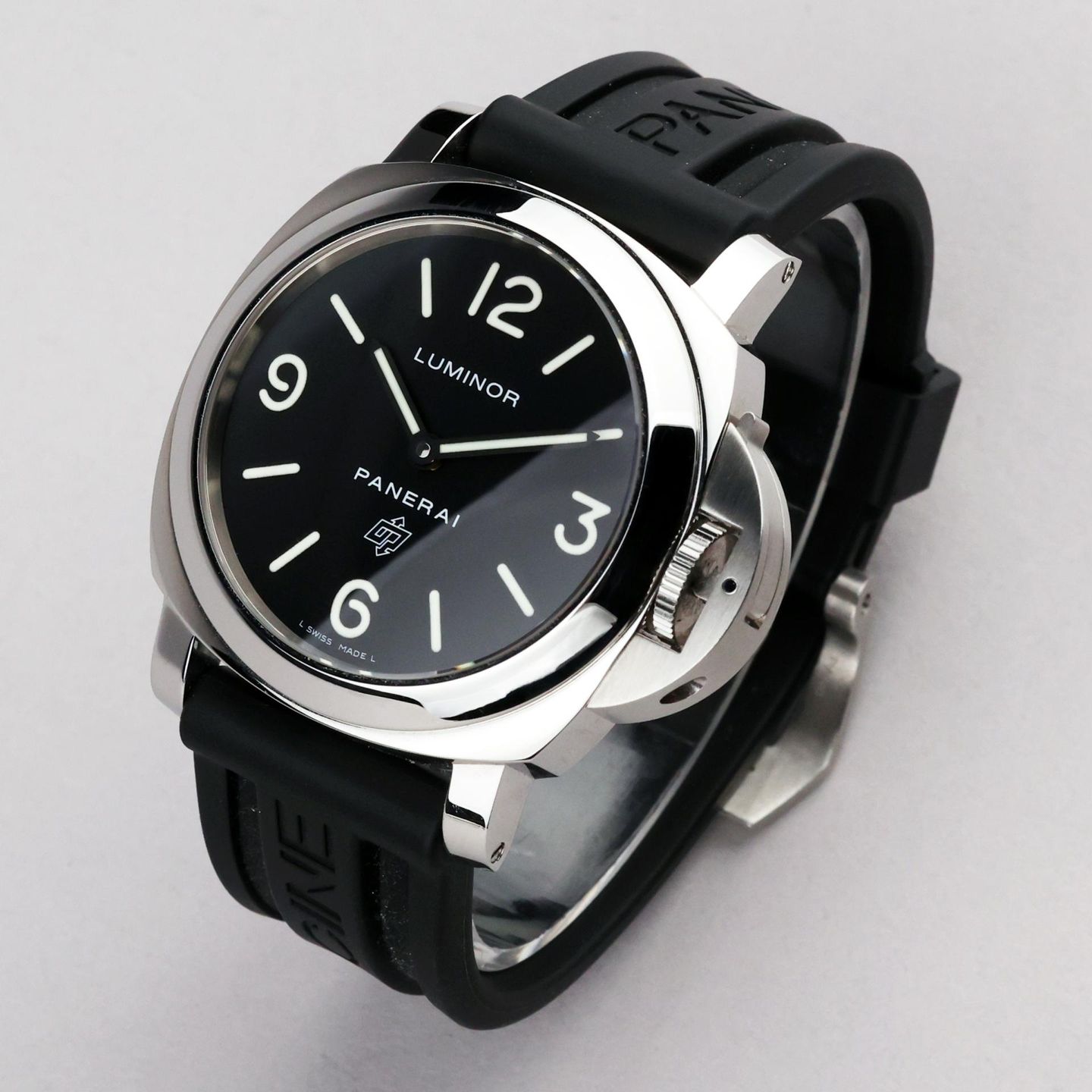 Panerai Luminor Base Logo PAM01000 (2010) - Black dial 44 mm Steel case (4/8)