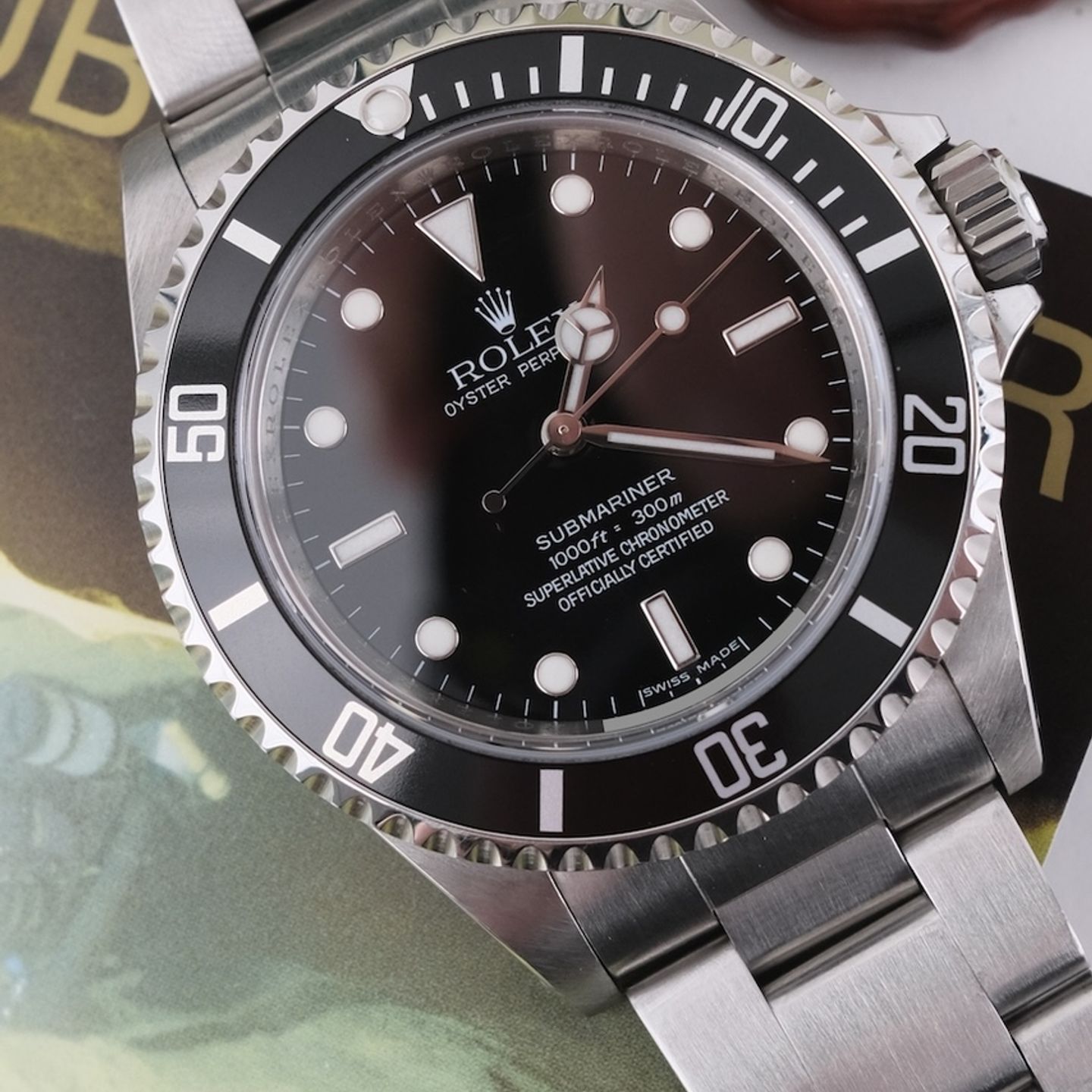 Rolex Submariner No Date 14060M (2019) - Black dial 40 mm Steel case (3/8)