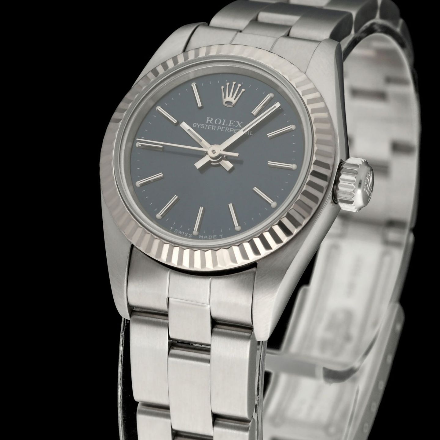 Rolex Oyster Perpetual 67194 (1999) - 26mm Staal (7/8)