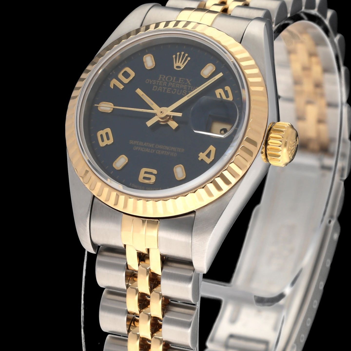 Rolex Lady-Datejust 79173 (2000) - 26 mm Gold/Steel case (7/8)