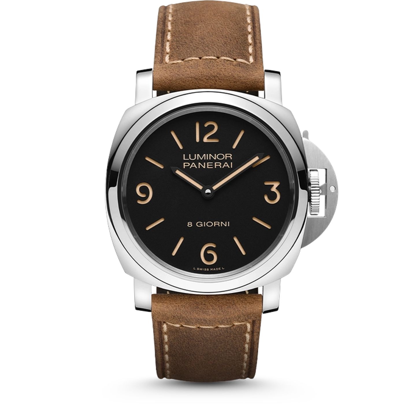 Panerai Luminor Base 8 Days PAM00914 (2025) - Black dial 44 mm Steel case (1/1)
