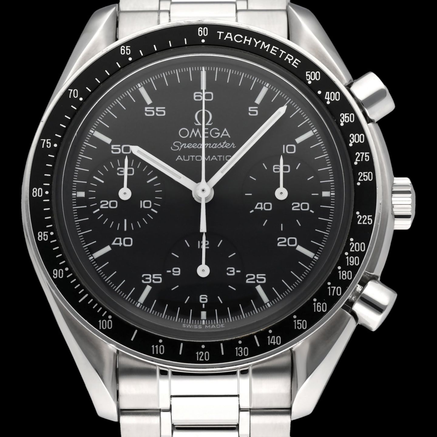 Omega Speedmaster Reduced 3510.50.00 (1998) - Black dial 39 mm Steel case (1/8)