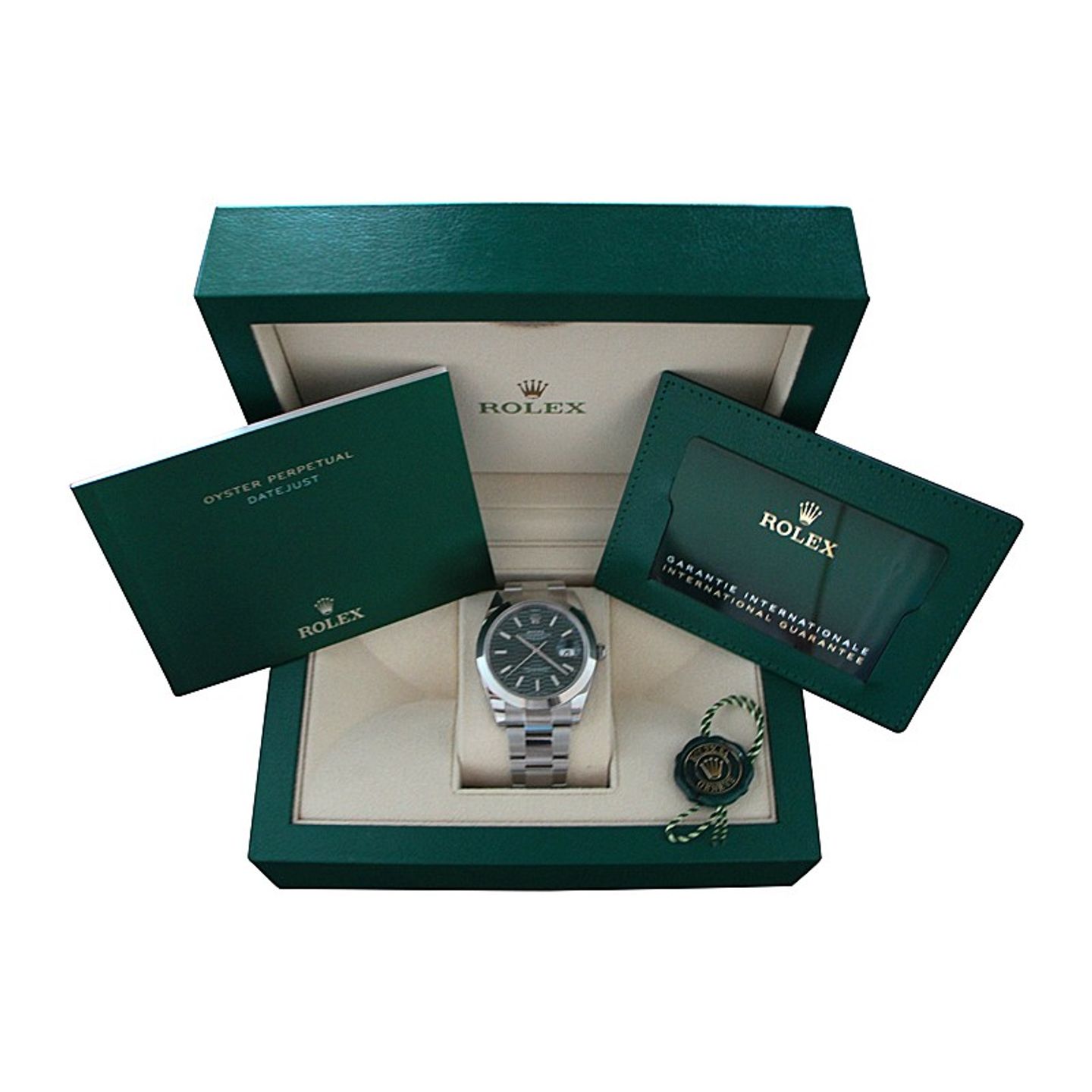 Rolex Datejust 41 126300 (2023) - Green dial 41 mm Steel case (4/4)
