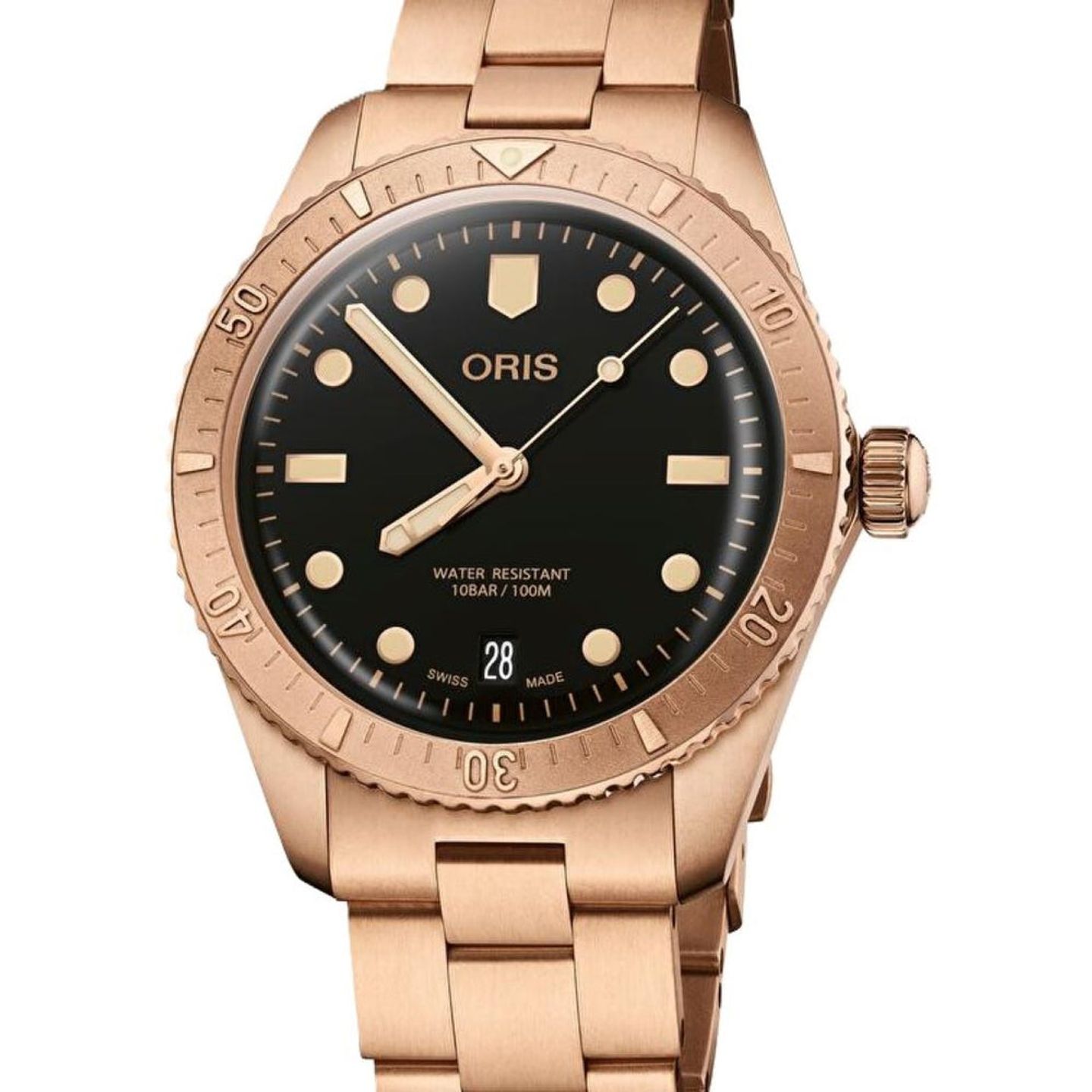 Oris Divers Sixty Five 01 733 7771 3154-07 8 19 15 (2025) - Bruin wijzerplaat 38mm Brons (1/1)