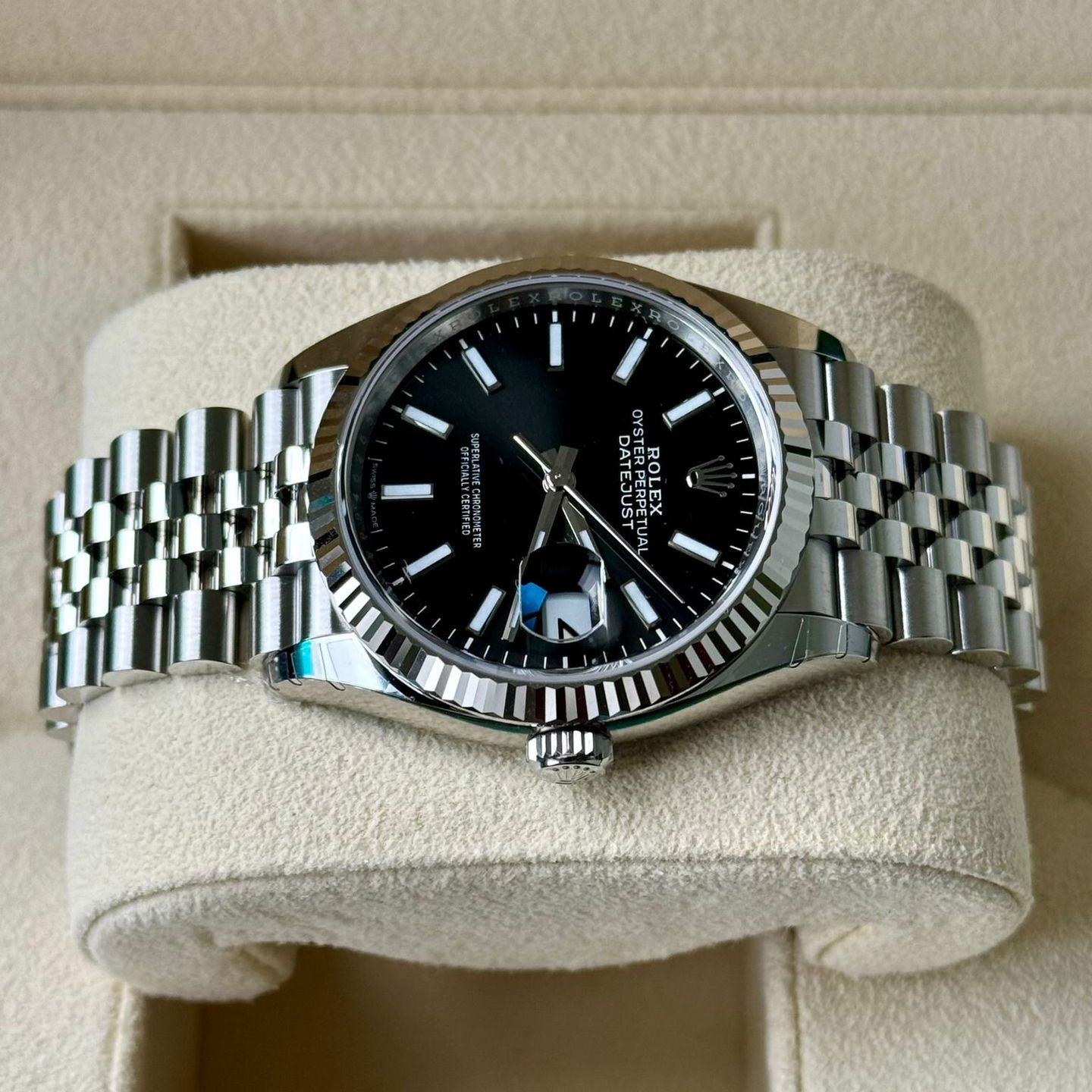 Rolex Datejust 36 126234 (2021) - Zwart wijzerplaat 36mm Staal (4/7)