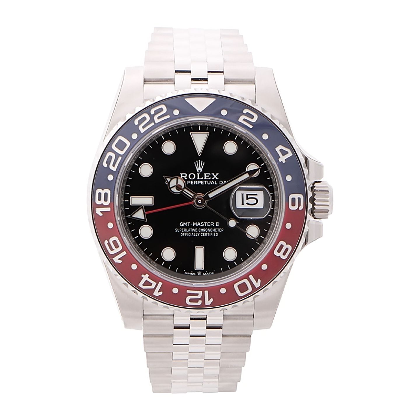 Rolex GMT-Master II 126710BLRO (2024) - Zwart wijzerplaat 40mm Staal (1/4)