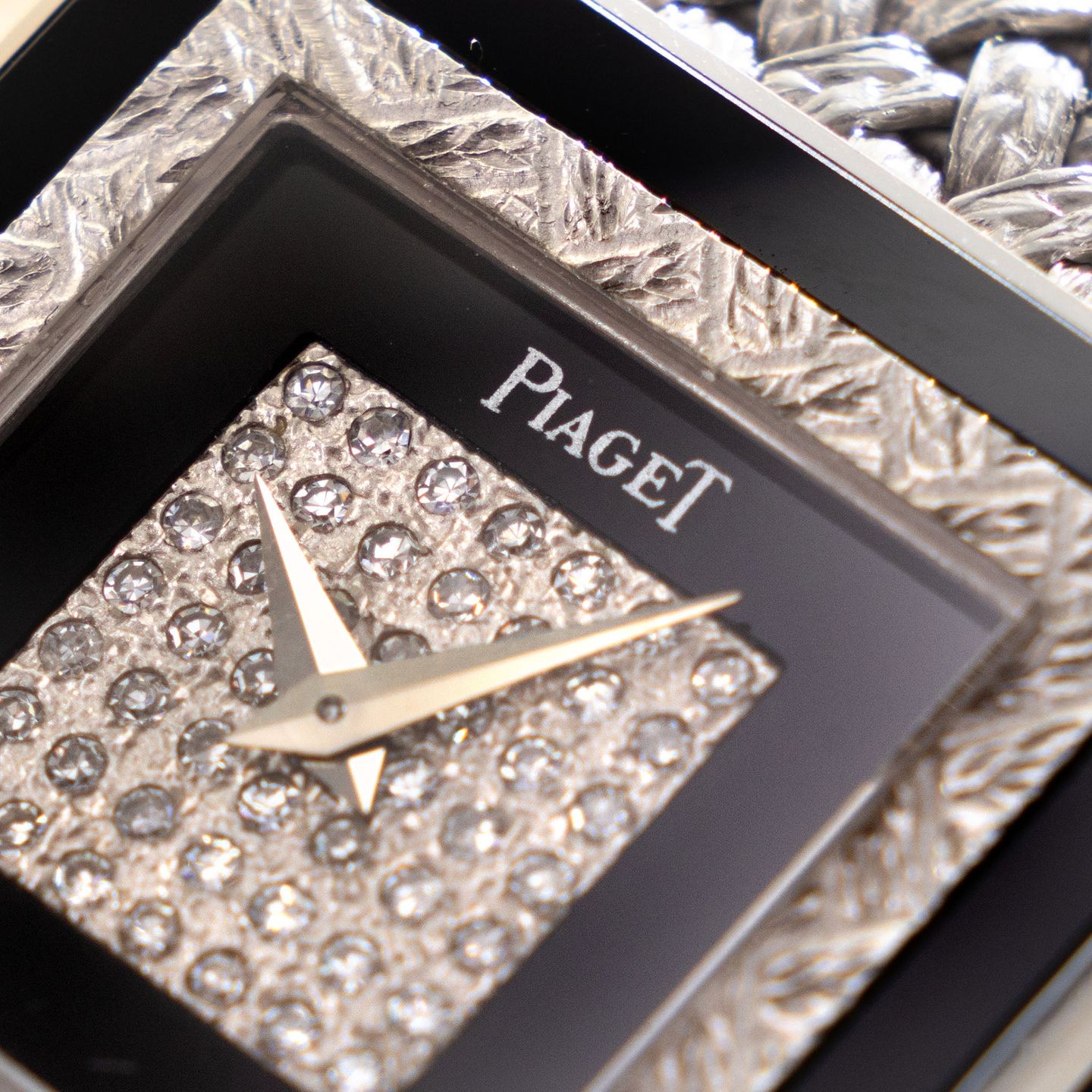 Piaget Altiplano 9200 (1970) - Diamond dial 25 mm White Gold case (3/8)