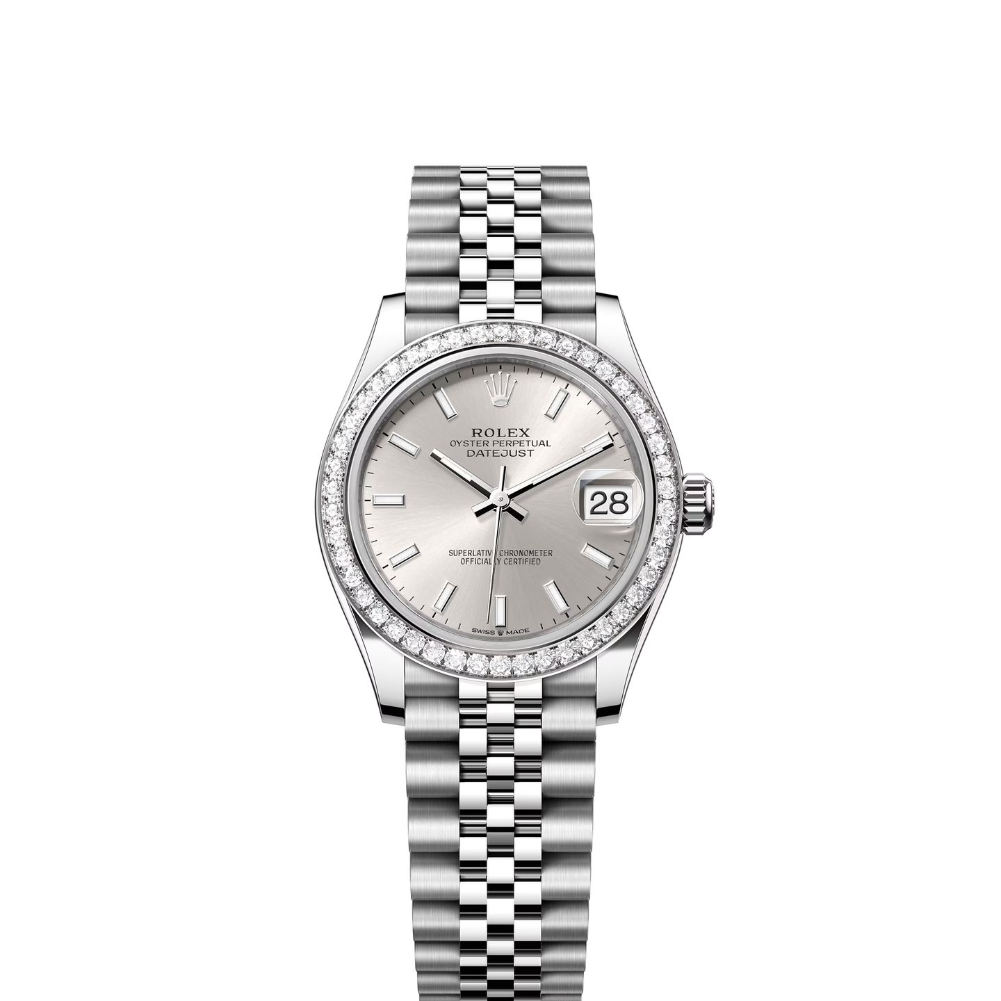 Rolex Datejust 31 278384RBR (2024) - Silver dial 31 mm Steel case (1/1)