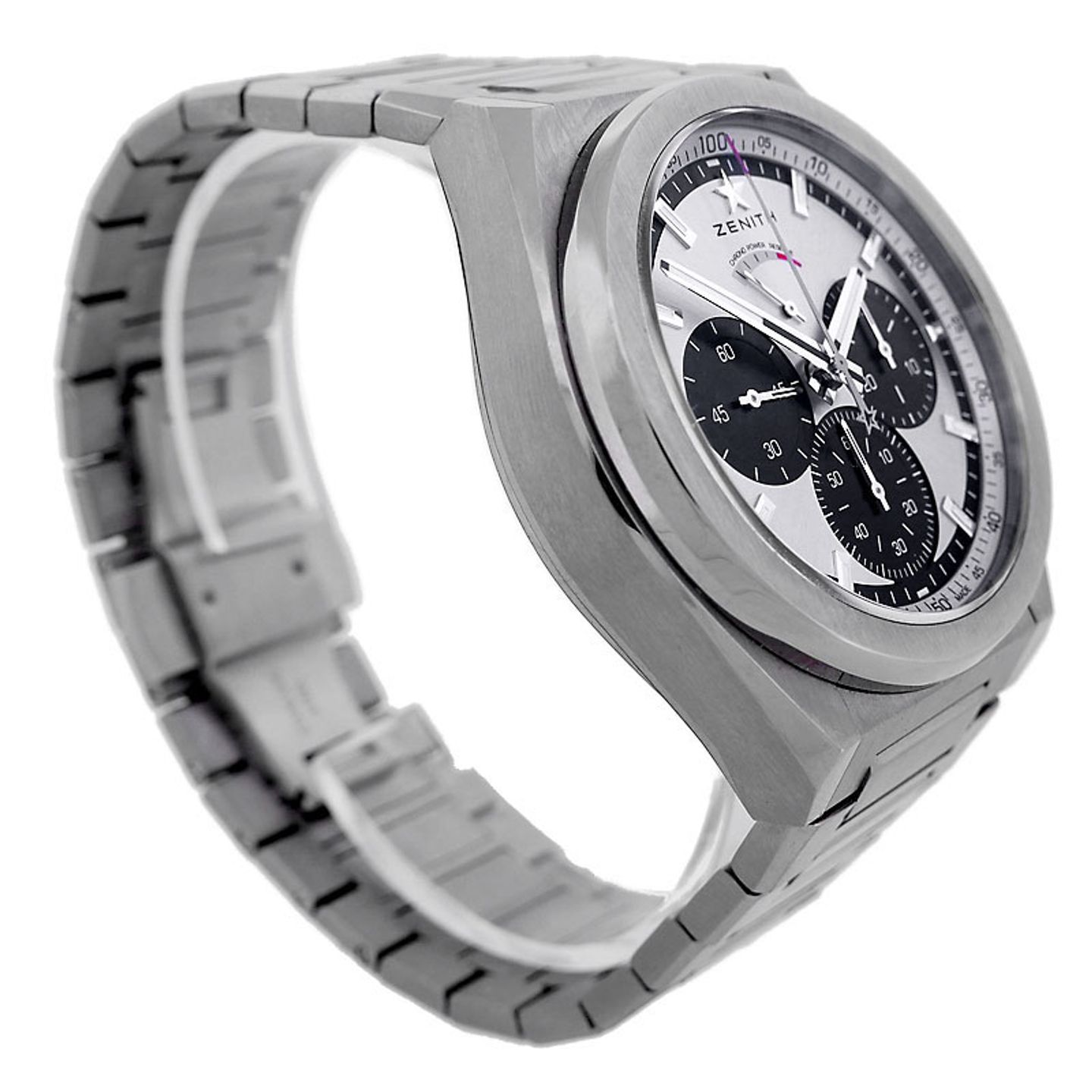 Zenith Defy El Primero 95.9001.9004/01.R582 (2008) - Zilver wijzerplaat 44mm Titanium (2/5)