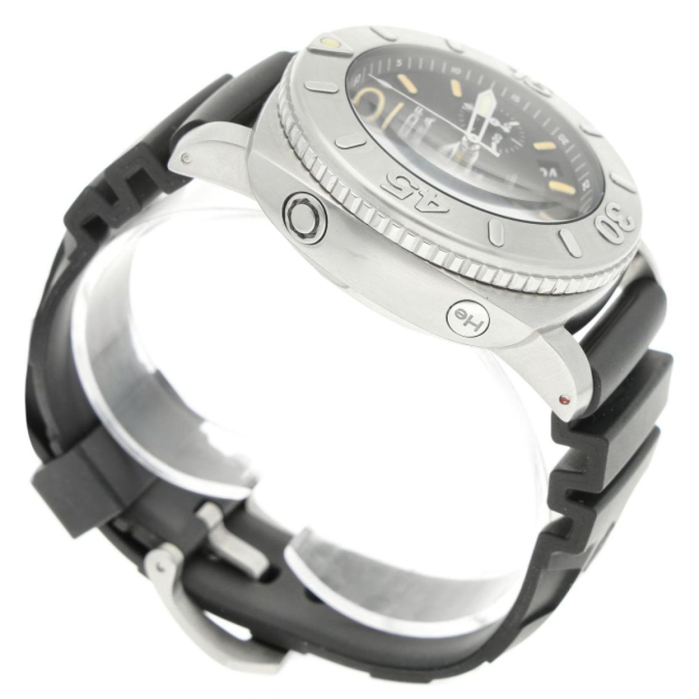 Panerai Luminor PAM00187 (2006) - Black dial 47 mm Steel case (5/8)