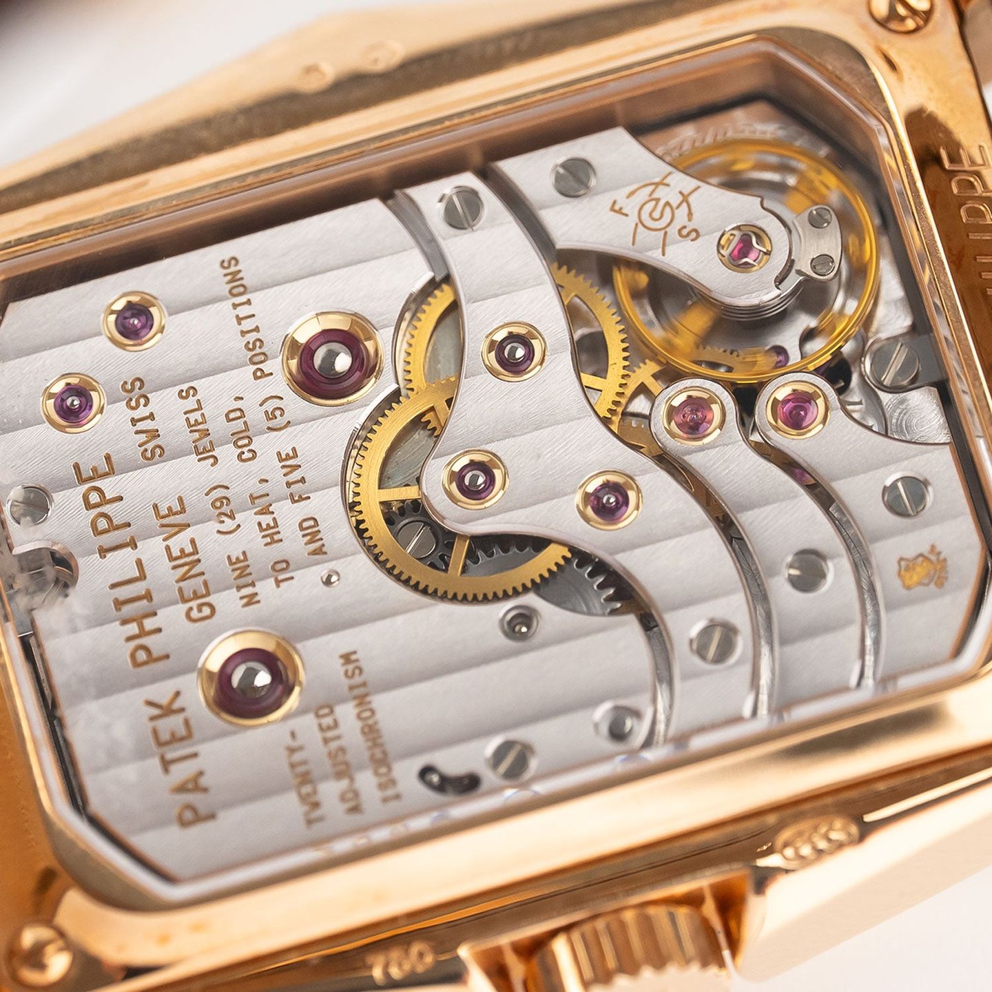 Patek Philippe Gondolo 5100R-001 (Unknown (random serial)) - Grey dial 35 mm Rose Gold case (8/8)