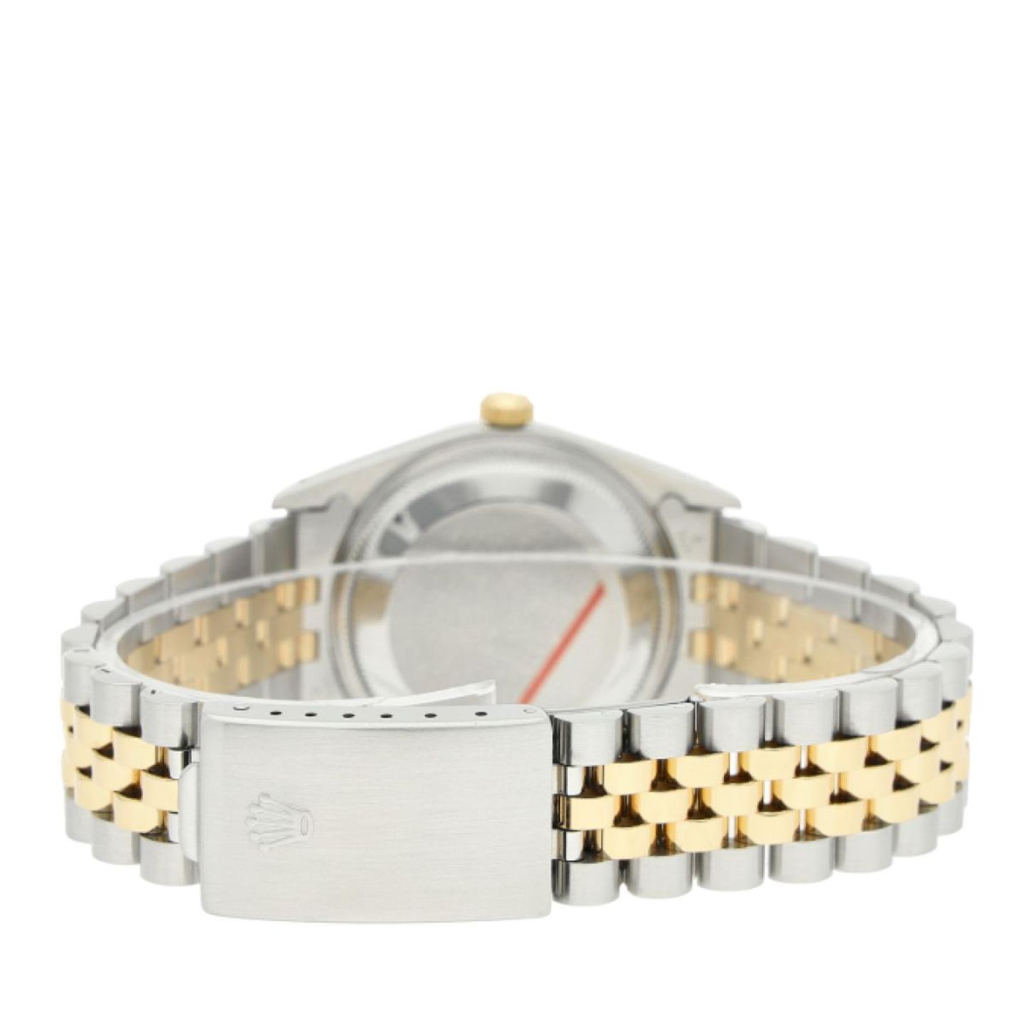 Rolex Oyster Perpetual Date 15223 (1993) - White dial 34 mm Gold/Steel case (4/5)