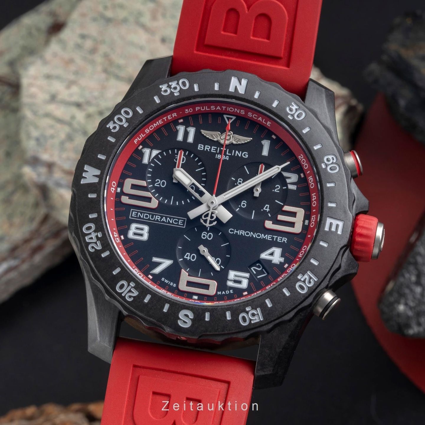 Breitling Endurance Pro X82310D91B1S1 (Unknown (random serial)) - Black dial 44 mm Plastic case (1/8)