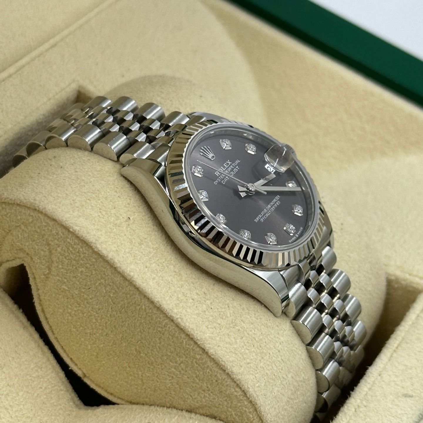 Rolex Datejust 31 278274 (2024) - Grijs wijzerplaat 31mm Staal (7/8)